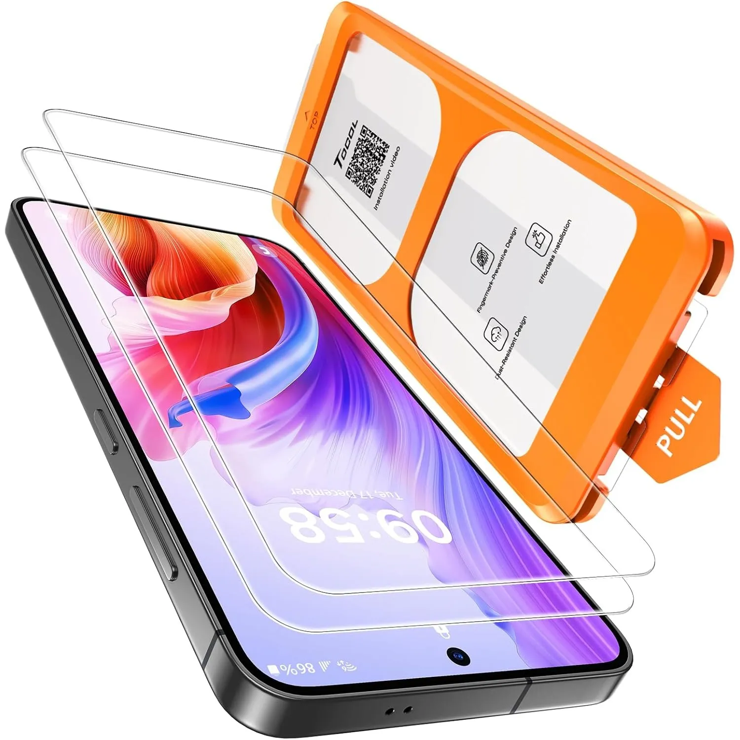 TOCOL für Samsung Galaxy S26 Plus für Panzerglas, Einfache Montage