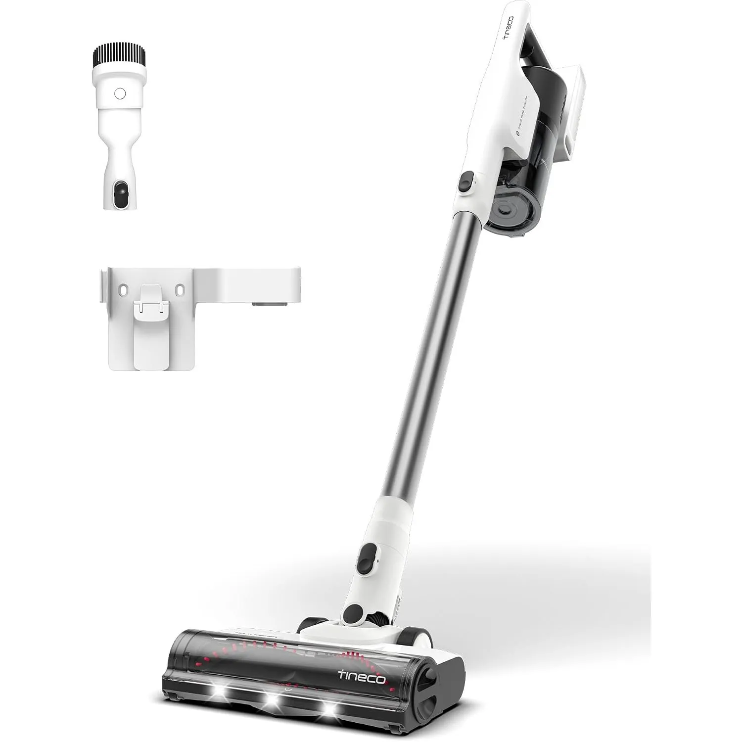 Tineco Pure ONE A25 Akku-Staubsauger, 200AW Starke Saugleistung, bis zu 60 Min Laufzeit, LED-Frontlicht, PureCyclone-Te…