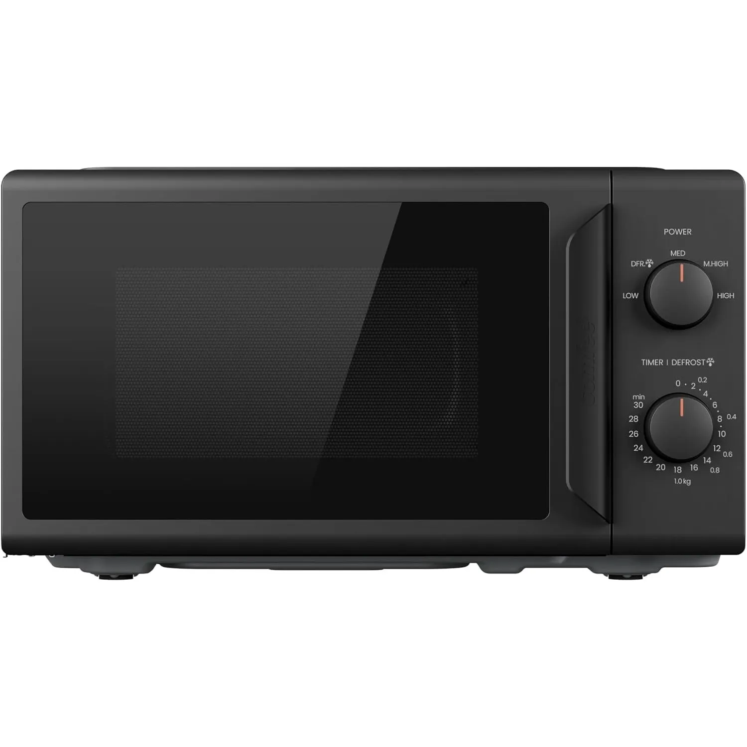 Comfee CMO-MP012ND(BK) Mikrowelle 20L, 700W, 5 Leistungsstufen, Drehteller, Auftaufunktion, Freistehend, Schwarz