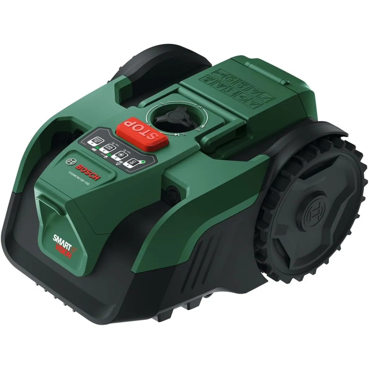 Bosch Mähroboter VISIMOW18V-100 (für Rasenflächen bis 100 m², Schnittbreite: 16 cm, Schnitthöhe: 20–60 mm, ohne Akku)