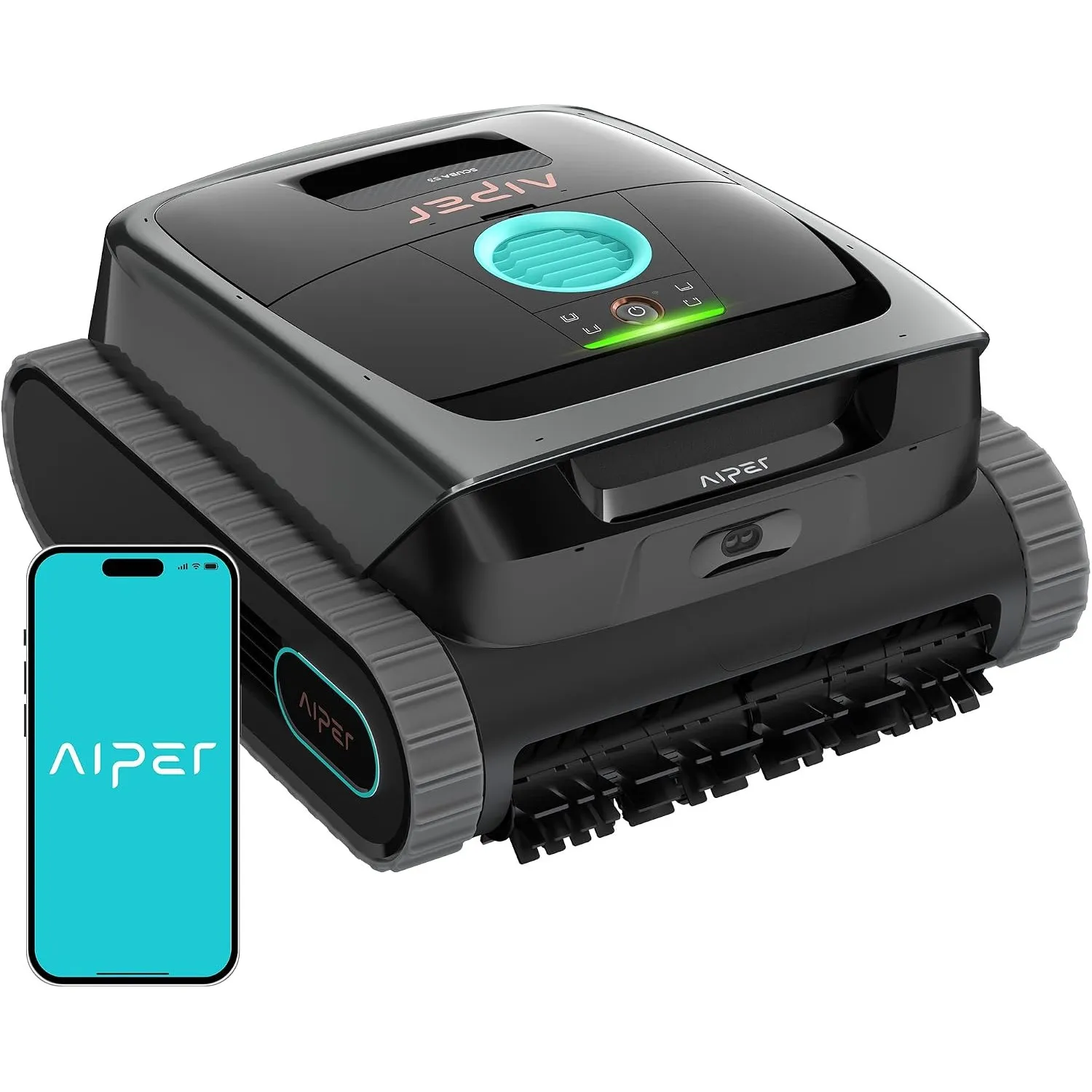 (2026 Neu) AIPER Scuba S3 Poolroboter Wand und Boden, Wasserlinien-Parkfunktion, Intelligente Sensor-Navigation, Leicht…