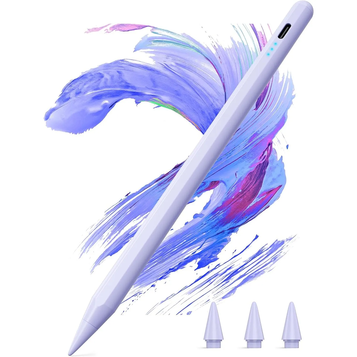 Kingone Stift für Apple iPad 2018-2026, 2X Schnellladung, kompatibel mit iPad 6~11th,Pro 11"/12.9"/13",Air 3~5th,Air 11…