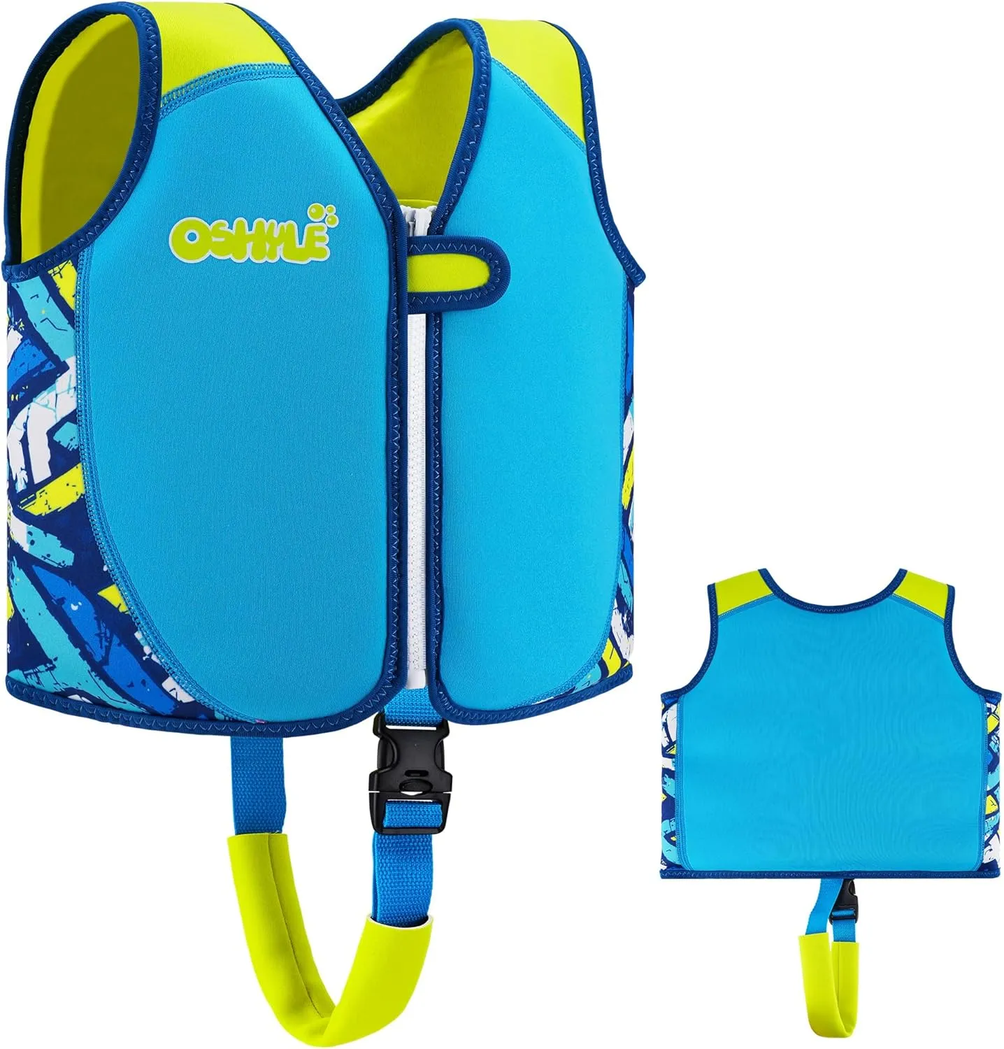 Kids’ Life Jacket, Boys’, Girls’, Toddlers’ Neoprene Swimming Jacket, Buoyant Life Jacket for 1–9 Years