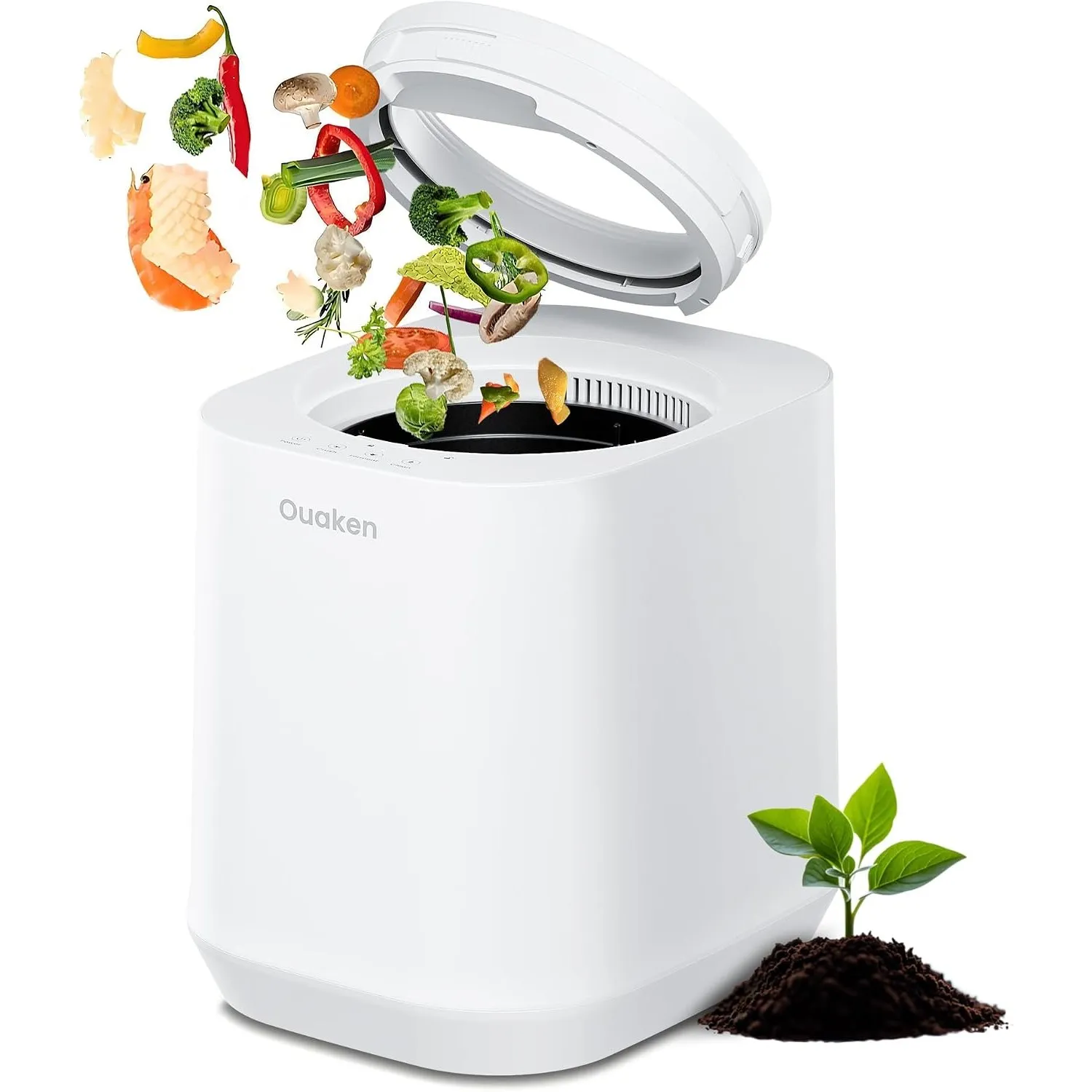 Elektrischer Komposter Küchen, 4L Smart Küchenkomposteimer