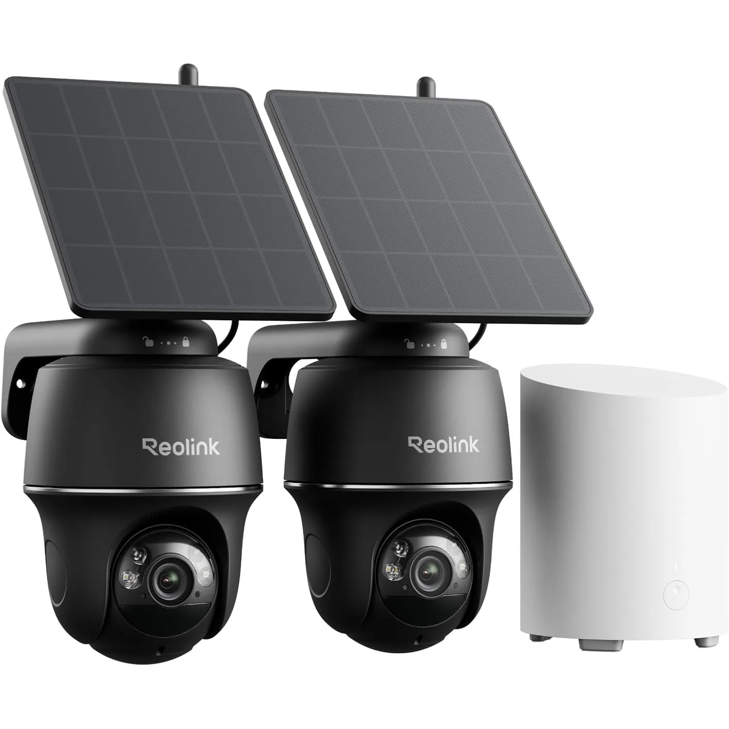 Reolink 5MP Kabelloses PT Überwachungskamera Außen Set mit Solar Akku