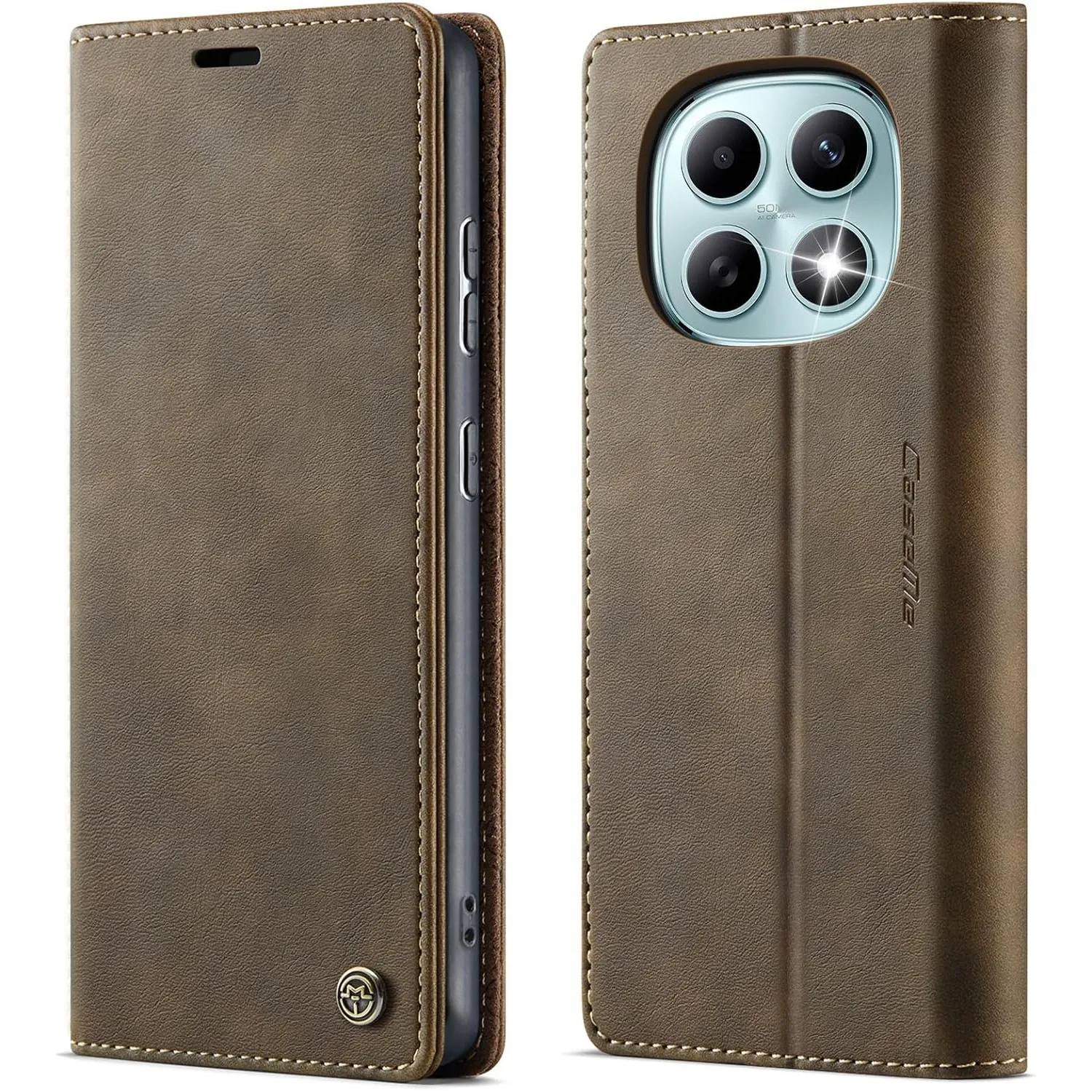 Xiaomi Redmi Note 15 4G/5G hülle klapphülle Premium PU Leder,RFID Schutzhülle,Faltbare Ständer,Handytasche Lederhülle K…