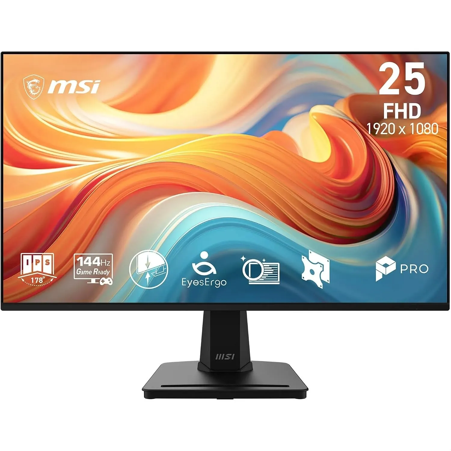 MSI PRO MP251A E14L Computer-Monitor IPS, 24,5 Zoll FHD, 144 Hz, 1 ms