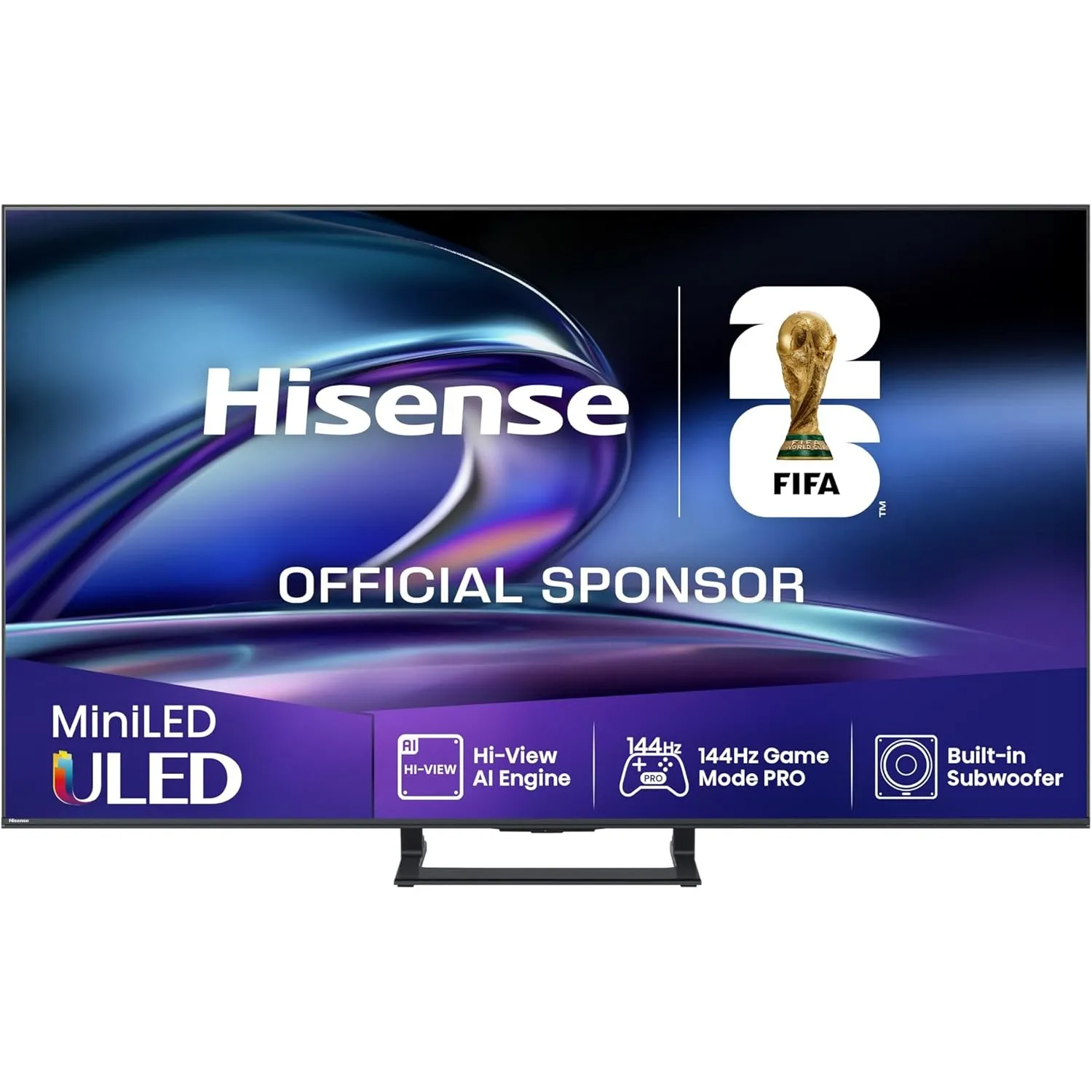 Hisense 50E89Q Fernseher, 50 Zoll (126cm), 4K ULED Mini LED, Smart TV, 144Hz Game Mode PRO, Hi-View AI Engine, AI Smoot…