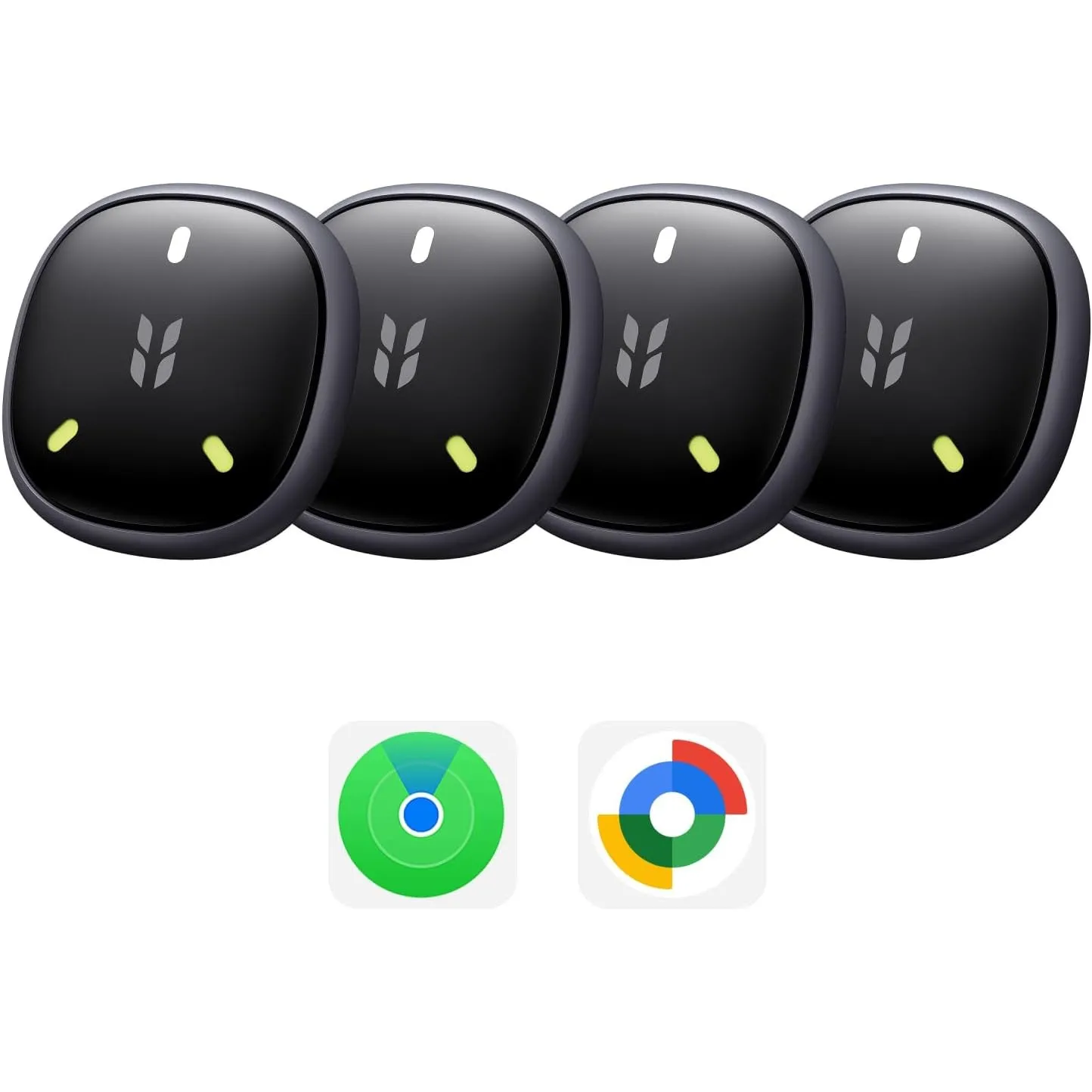 UGREEN FineTrack Mini Duo 2 Tracker kompatibel mit iOS & Android, 4 Pack