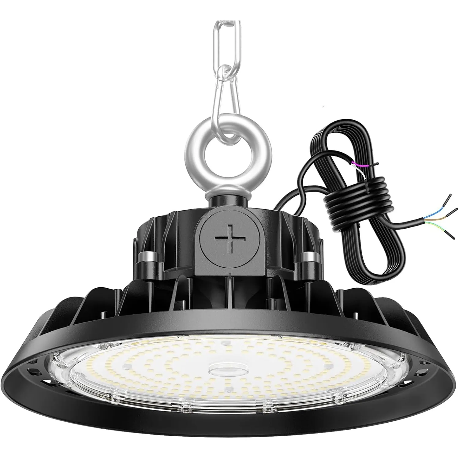UFO LED 100W Werkstattlampe Superhelle Werkstatt Deckenleuchte Dimmbare 60W/80W/100W High Bay Light 17000LM LED Hallens…