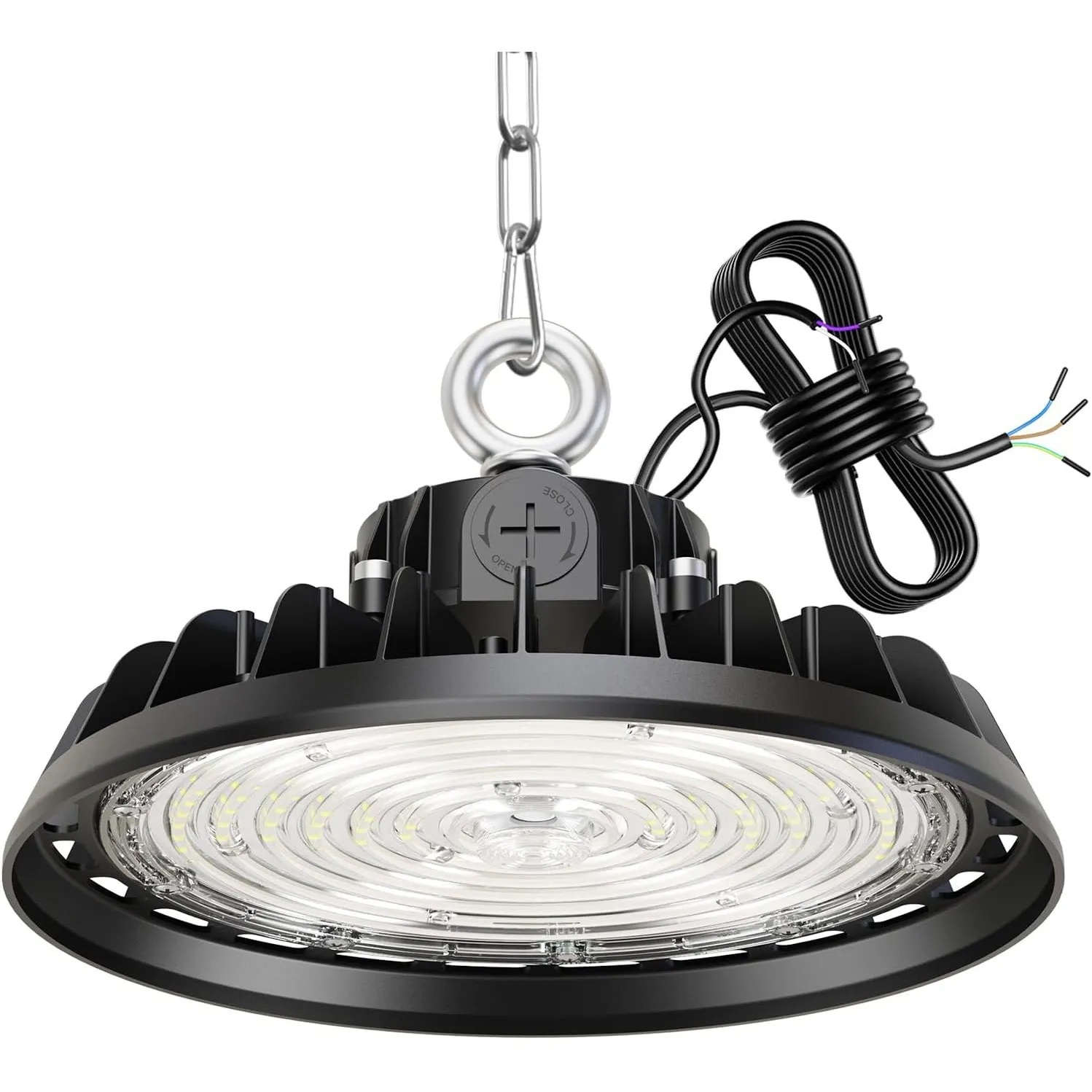 UFO 150W LED Werkstattlampe Deckenleuchte 25500LM 4000K(1Stück)