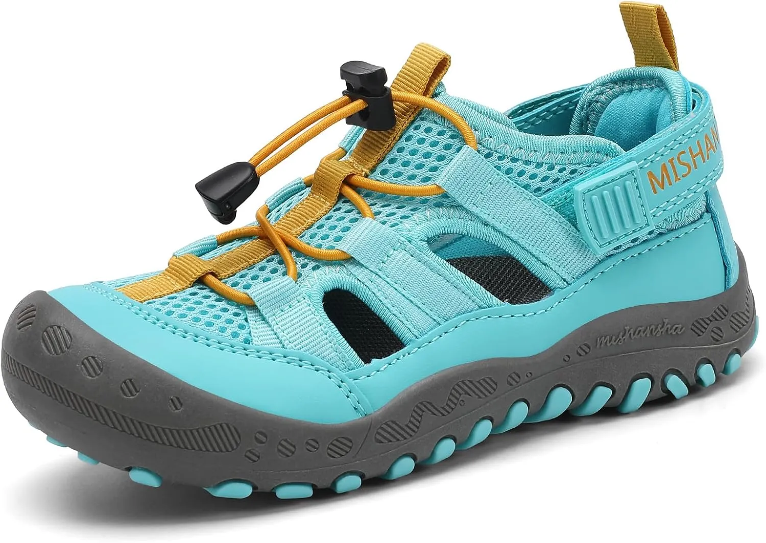 Mishansha Closed Boys' Sandals Children's Trekking Hiking Summer Breathable Outdoor Shoes Size 24-38