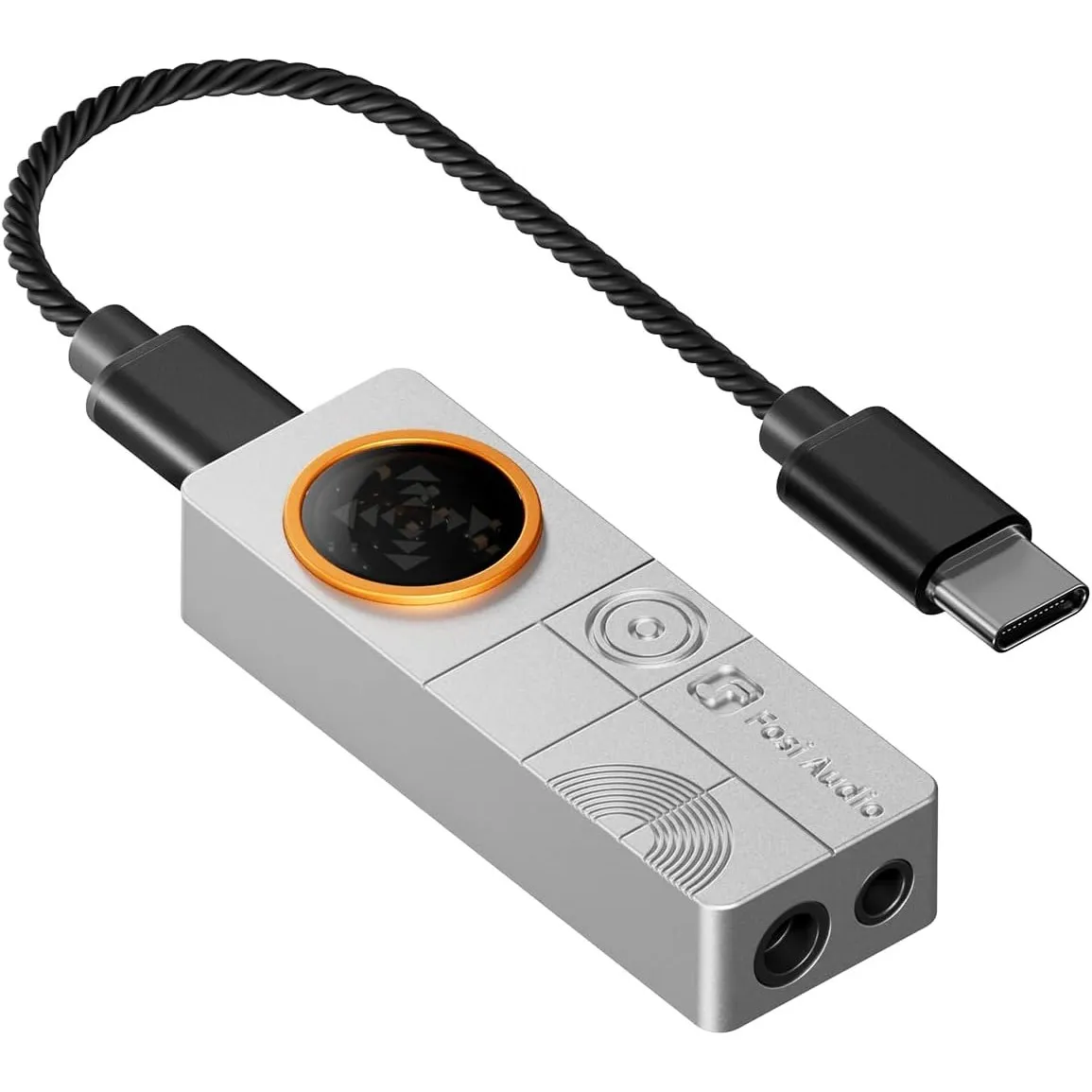 Fosi Audio DS3 USB-C DAC-Verstärker-Dongle, Tragbarer Kopfhörerverstärker mit Gaming 7.1 Spatial Audio,ES9039Q2M XMOS P…