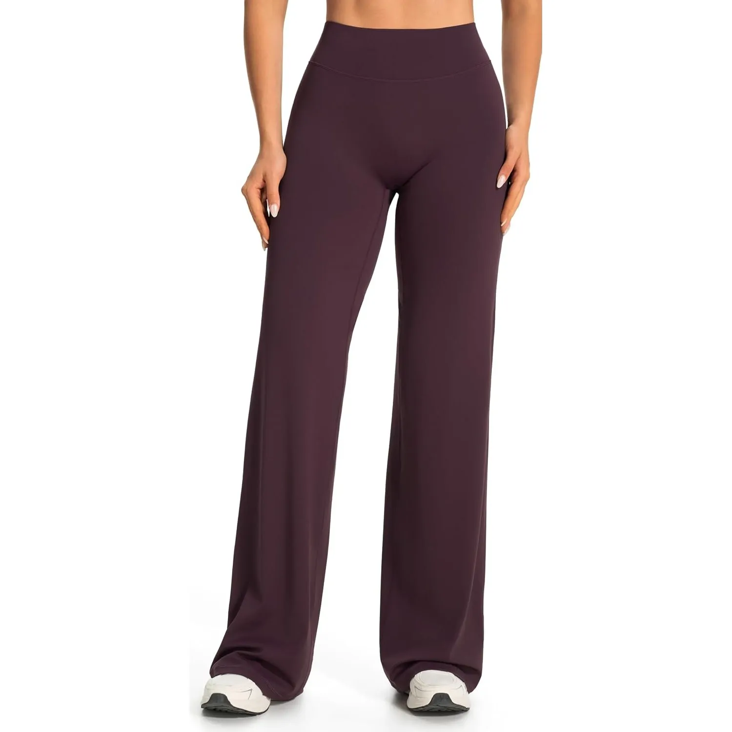 JOYSPELS Straight Leg Leggings Damen Flared Yogahose Sport