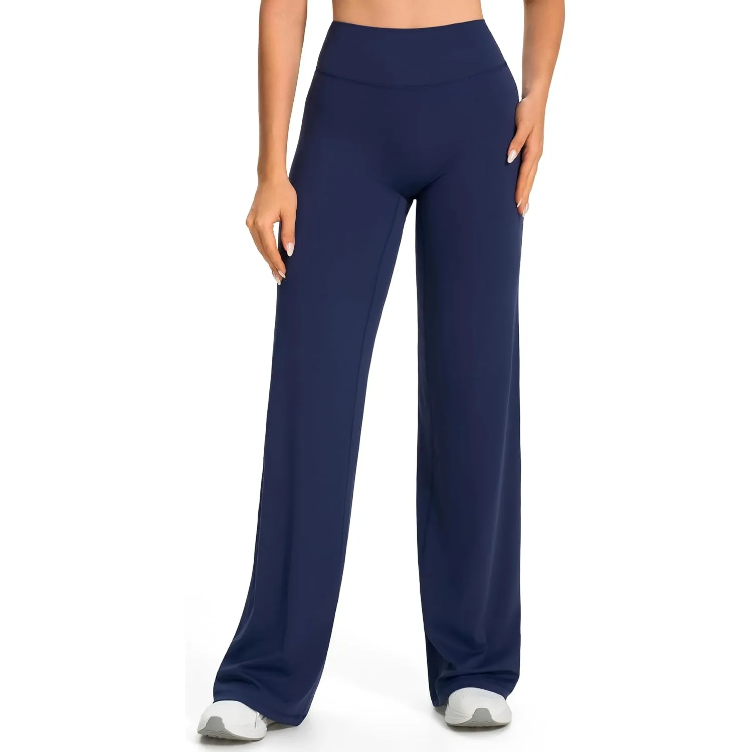 JOYSPELS Straight Leg Leggings Damen Flared Yogahose Sport