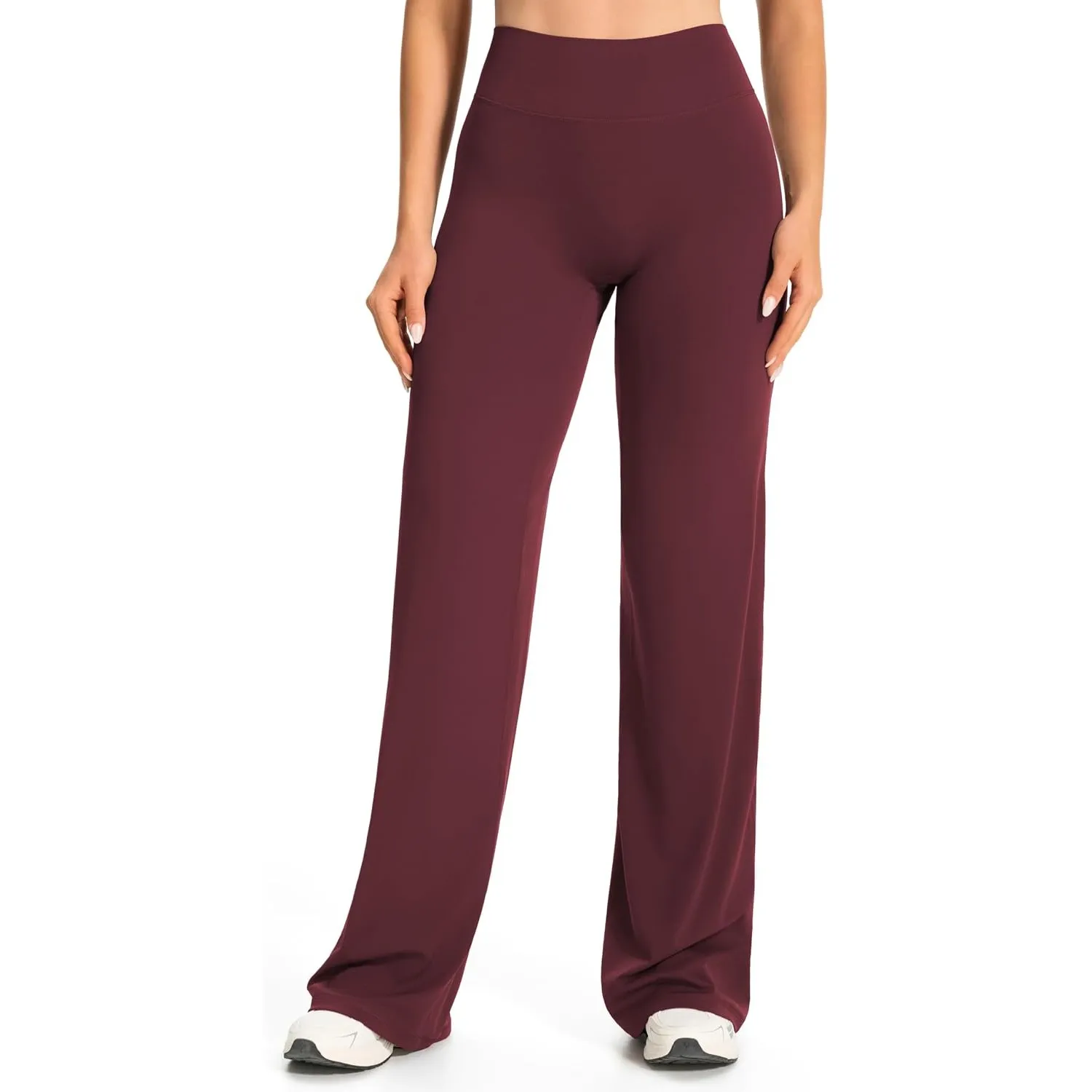 JOYSPELS Straight Leg Leggings Damen Flared Yogahose Sport