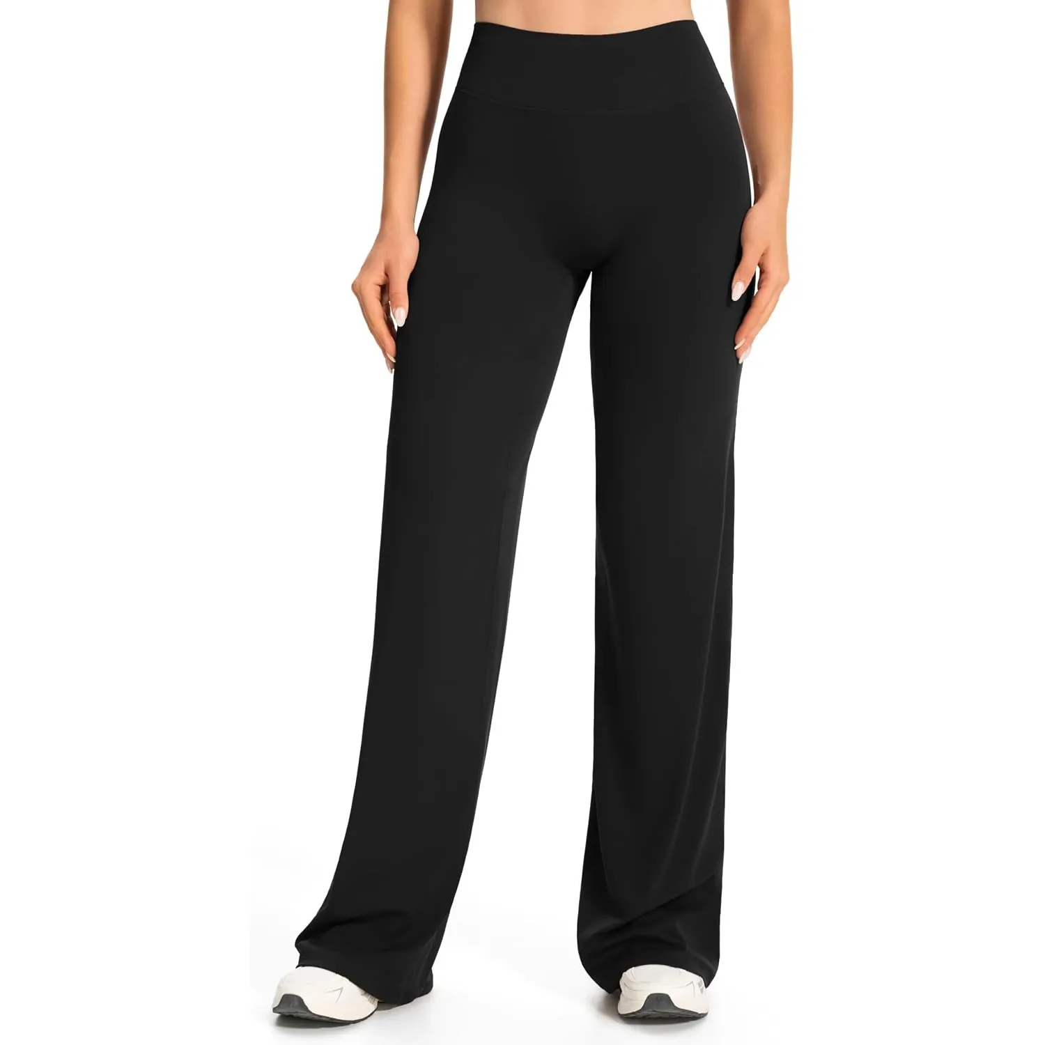 JOYSPELS Straight Leg Leggings Damen Flared Yogahose Sport