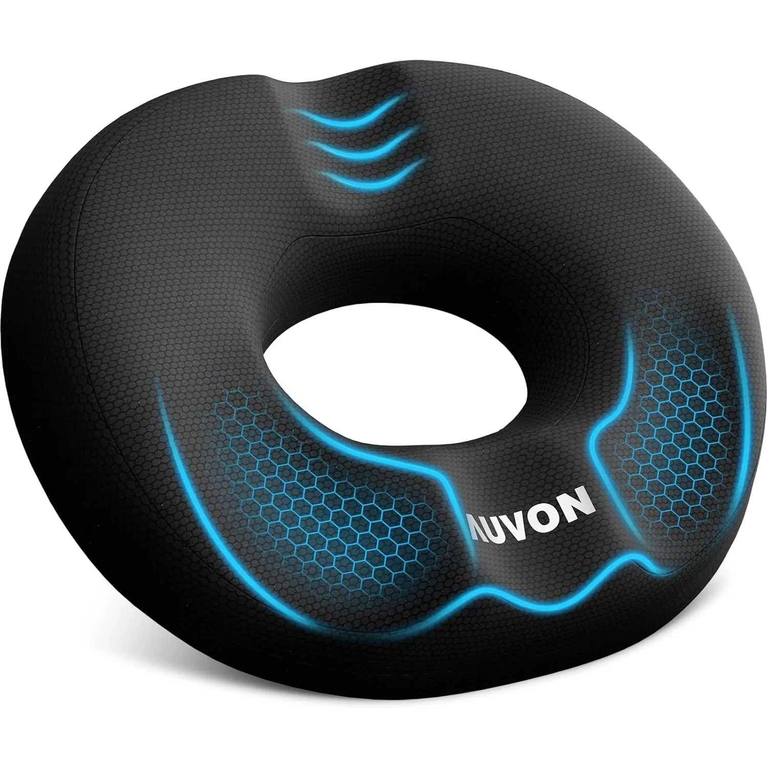 AUVON Sitzkissen Orthopädisch – Steißbein entlastend & Hämorrhoiden Linderung, Ergonomisches Memoryschaum Kissen mit wa…