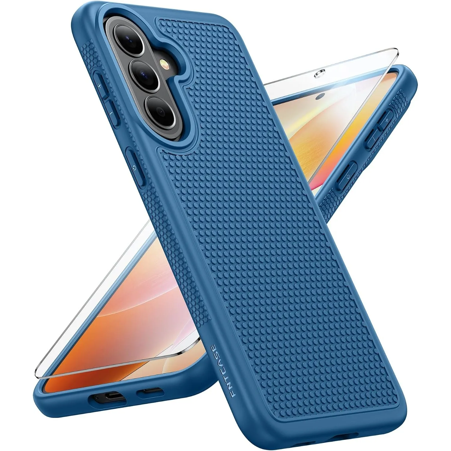 FNTCASE für A57 Samsung 5G Hülle: Weiche TPU rutschfest Handyhülle