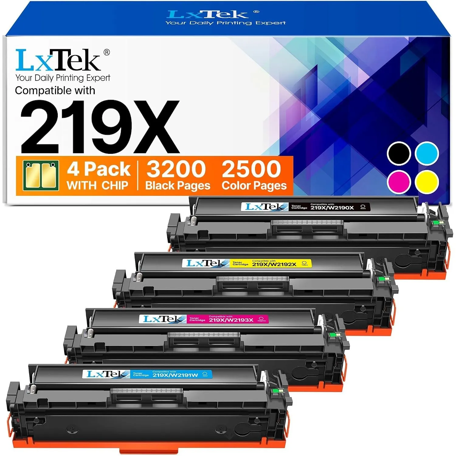219X mit Chip Kompatibel für HP 219X für HP Color LaserJet Pro MFP 3302FDWG