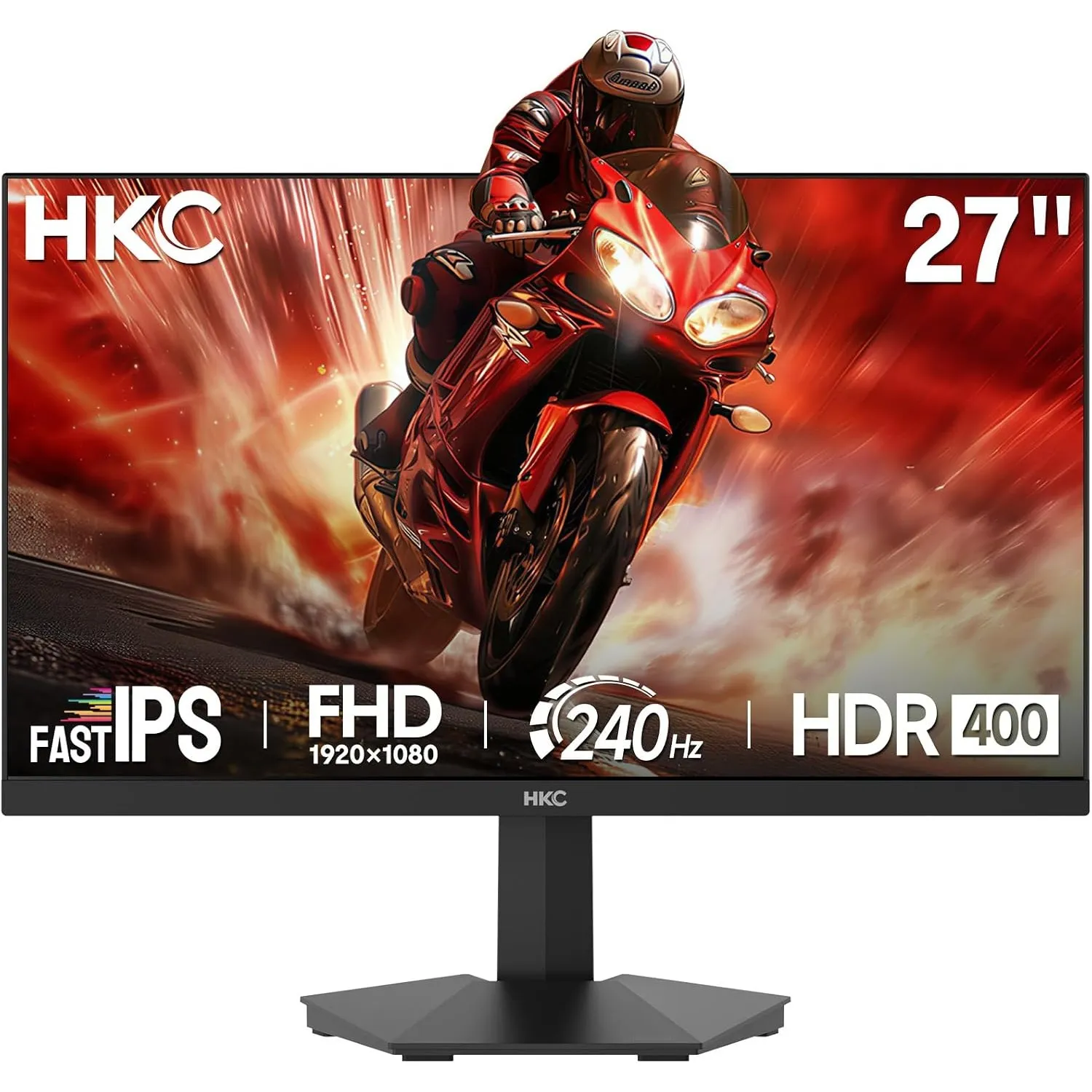 HKC G27H3D 27 Zoll Gaming Monitor 240Hz, FHD (1920×1080) Fast IPS Bildschirm, 1ms MPRT, HDR400, 90% DCI-P3, Low Blue Li…