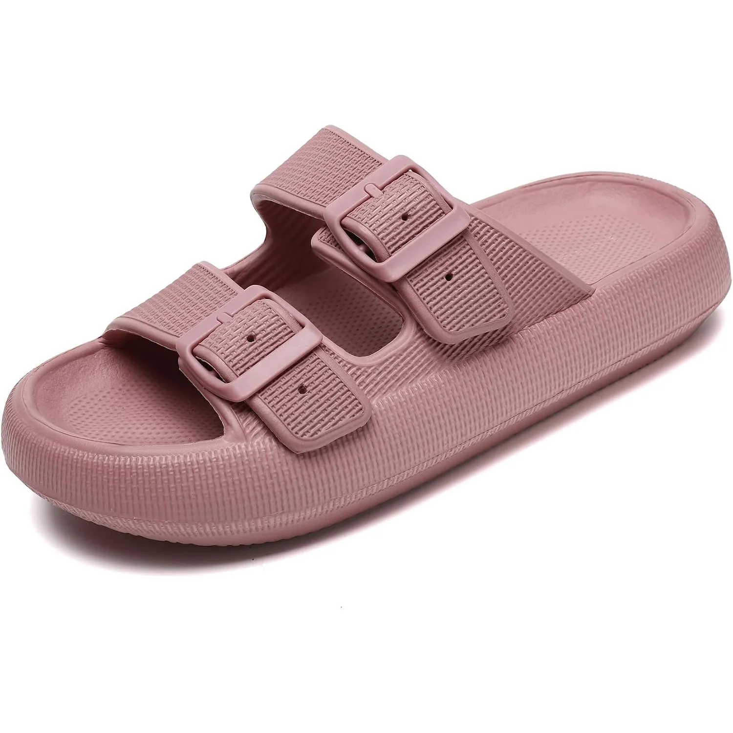 Cozyslides Original Damen Herren,Wolkenschuhe Damen Sandalen mit Verstellbaren Schnallen Rutschfest Schnell Trocknend S…