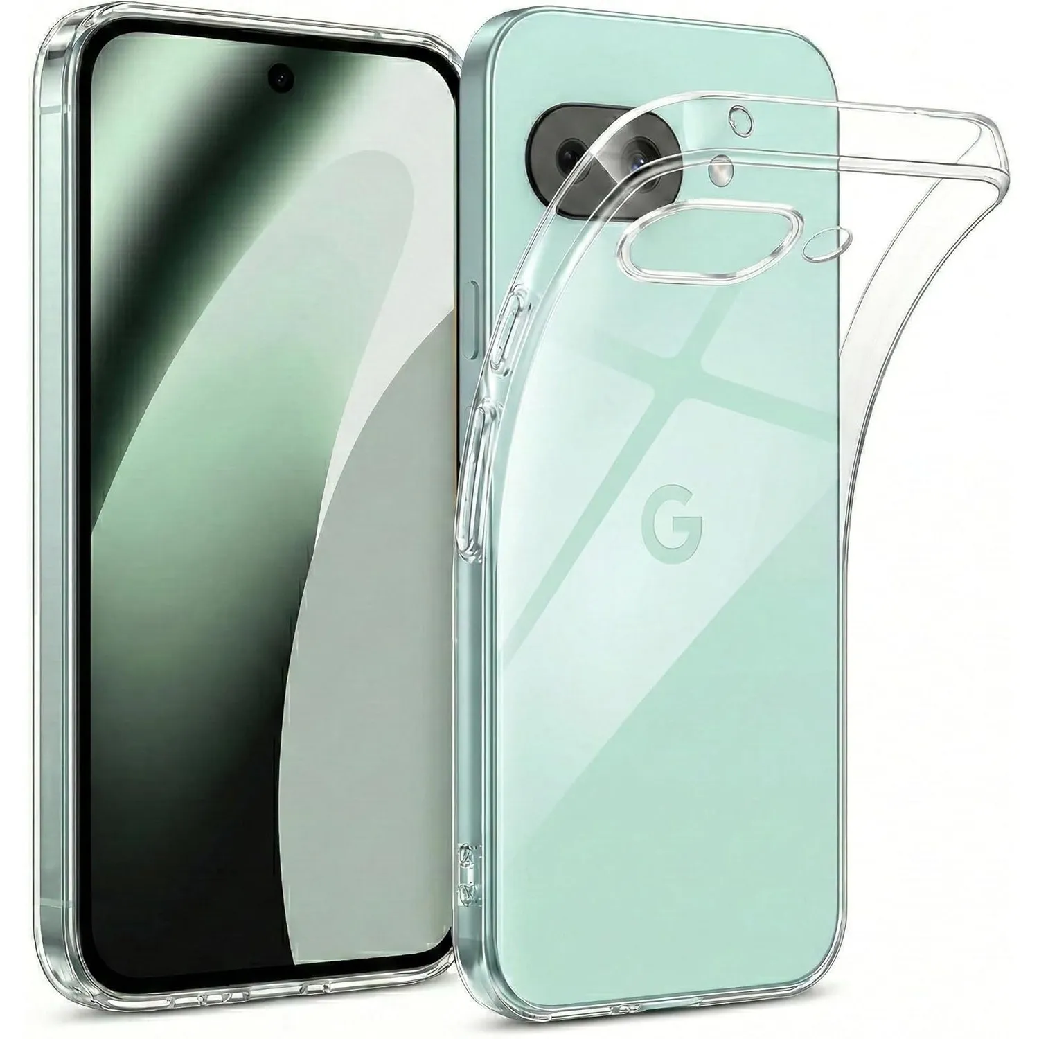 Oprimio Kristallklar Hülle für Google Pixel 10a [Silikon Hülle] [%100 Durchsichtig] [Deutsche Material] [Ultra Dünn] Kl…
