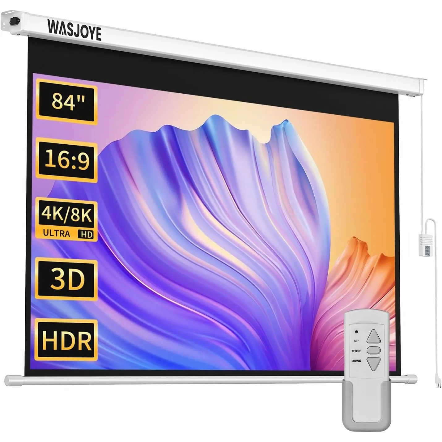 84" Leinwand Beamer Elektrisch Motorisierte Projector screen-213*7.5*7.5cm
