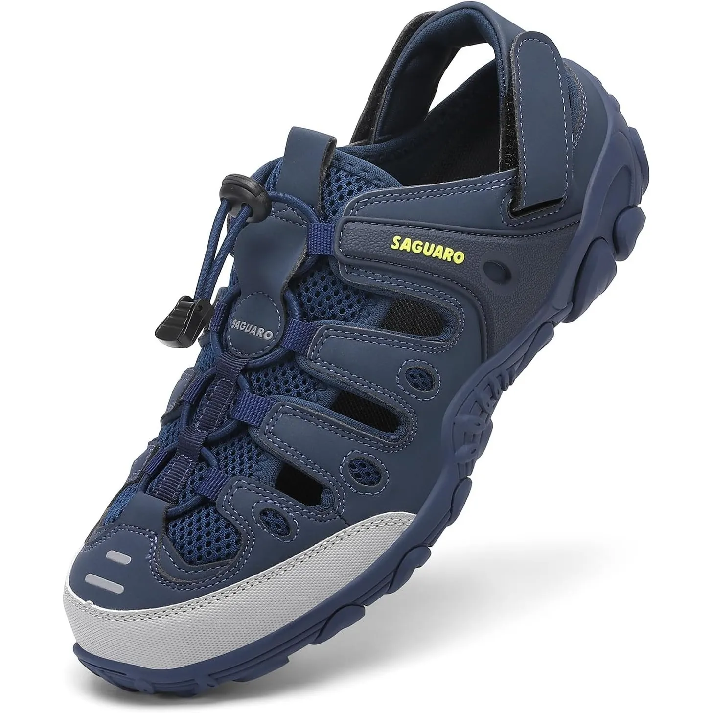 SAGUARO Trekkingsandalen Herren Rutschfest | Geschlossene Zehenkappe, Atmungsaktiv Sandalen