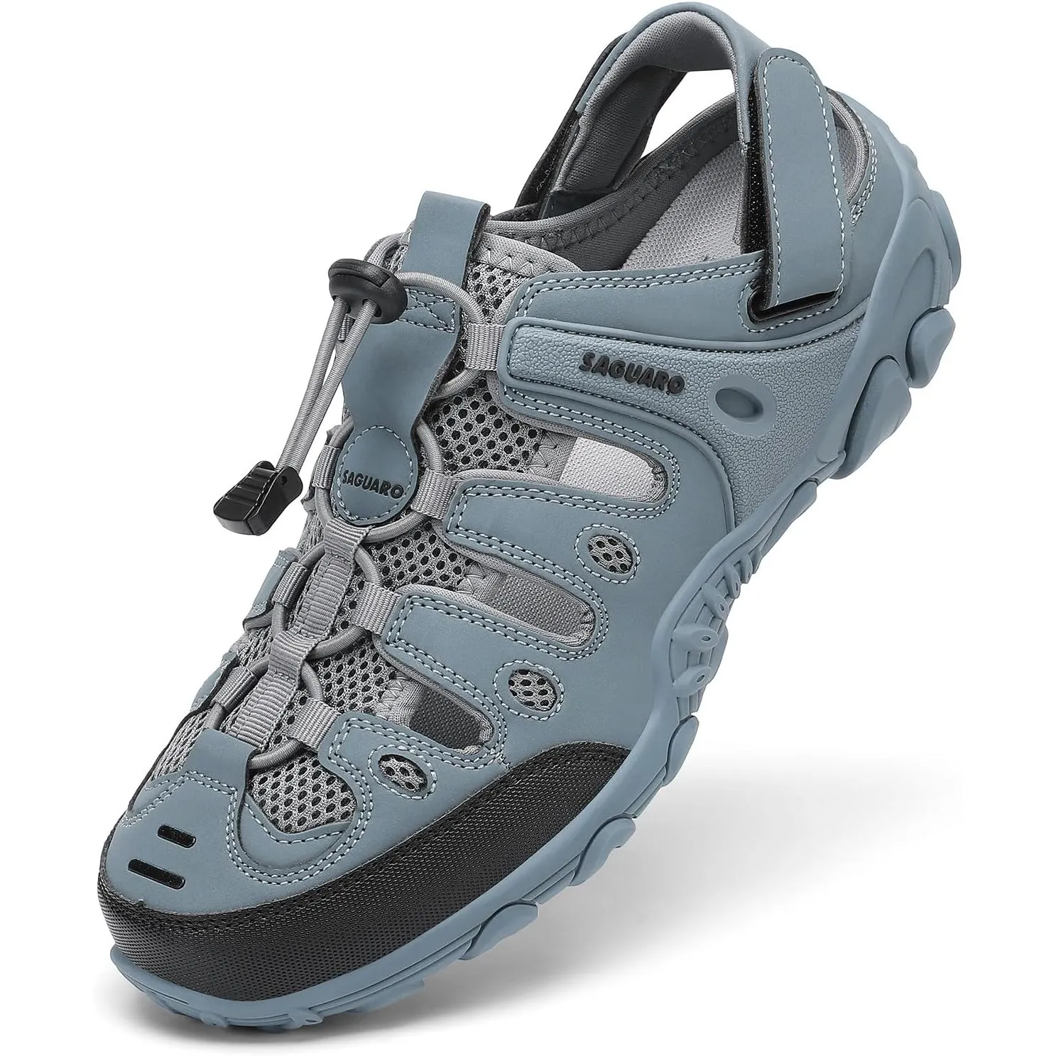 SAGUARO Mishansha Trekkingsandalen Herren | Geschlossene Zehenkappe, Atmungsaktiv Sandalen