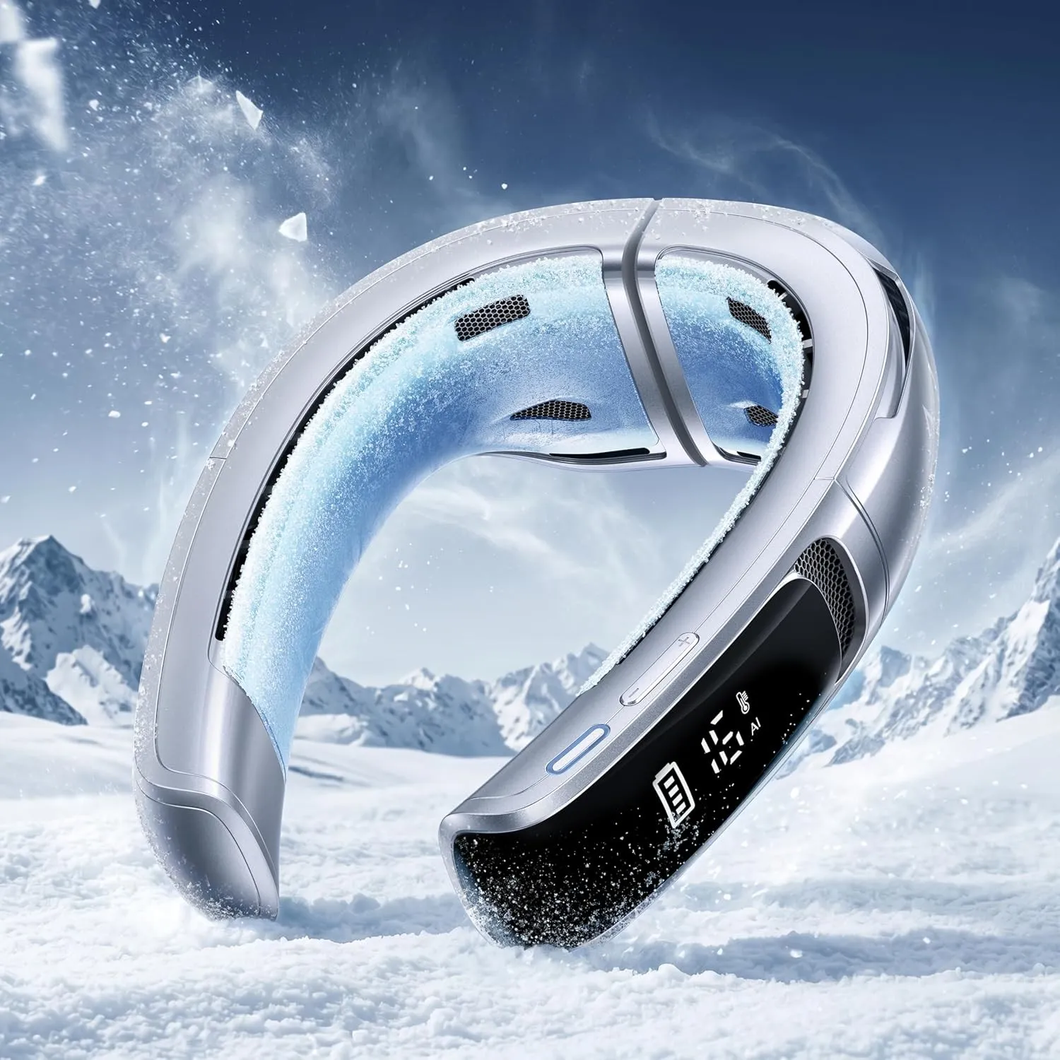 RANVOO AICE LITE MAX 2026 KI Nacken Klimaanlage [#1 Kühlster & Langlebigster] Arktischer Wind, Immenser Nackenlüfter 60…