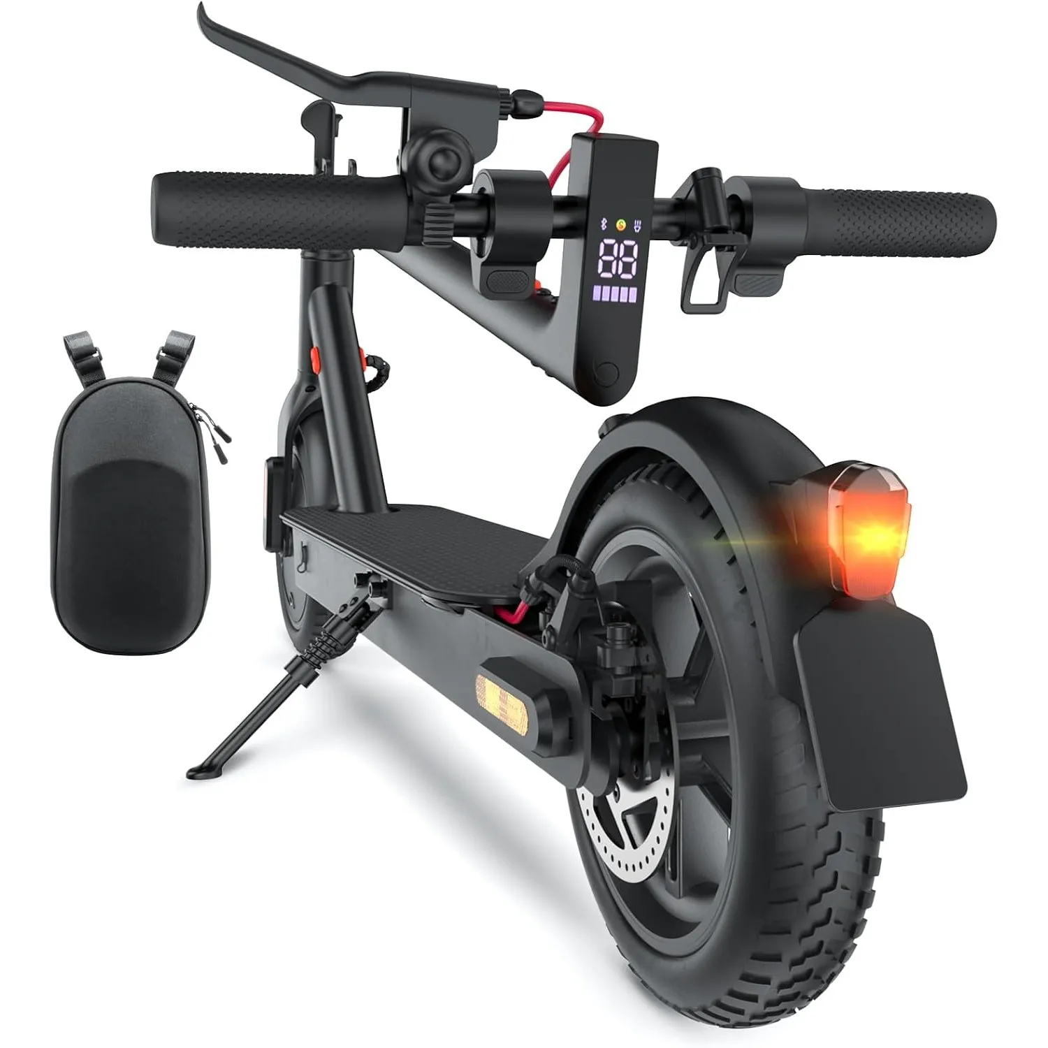 E Scooter mit Straßenzulassung mit Max 70/30KM Reichweite,10/8.5 Zoll Elektroroller mit Komfortable Stoßdämpfer,Faltbar…
