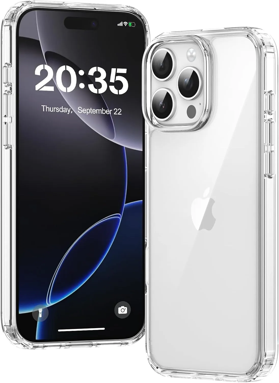 Hülle für iPhone 16 Pro Max Hülle, Anti-Vergilbung Transparent Handyhülle Stoßfest Schutzhülle, Premium Kratzfeste Case…
