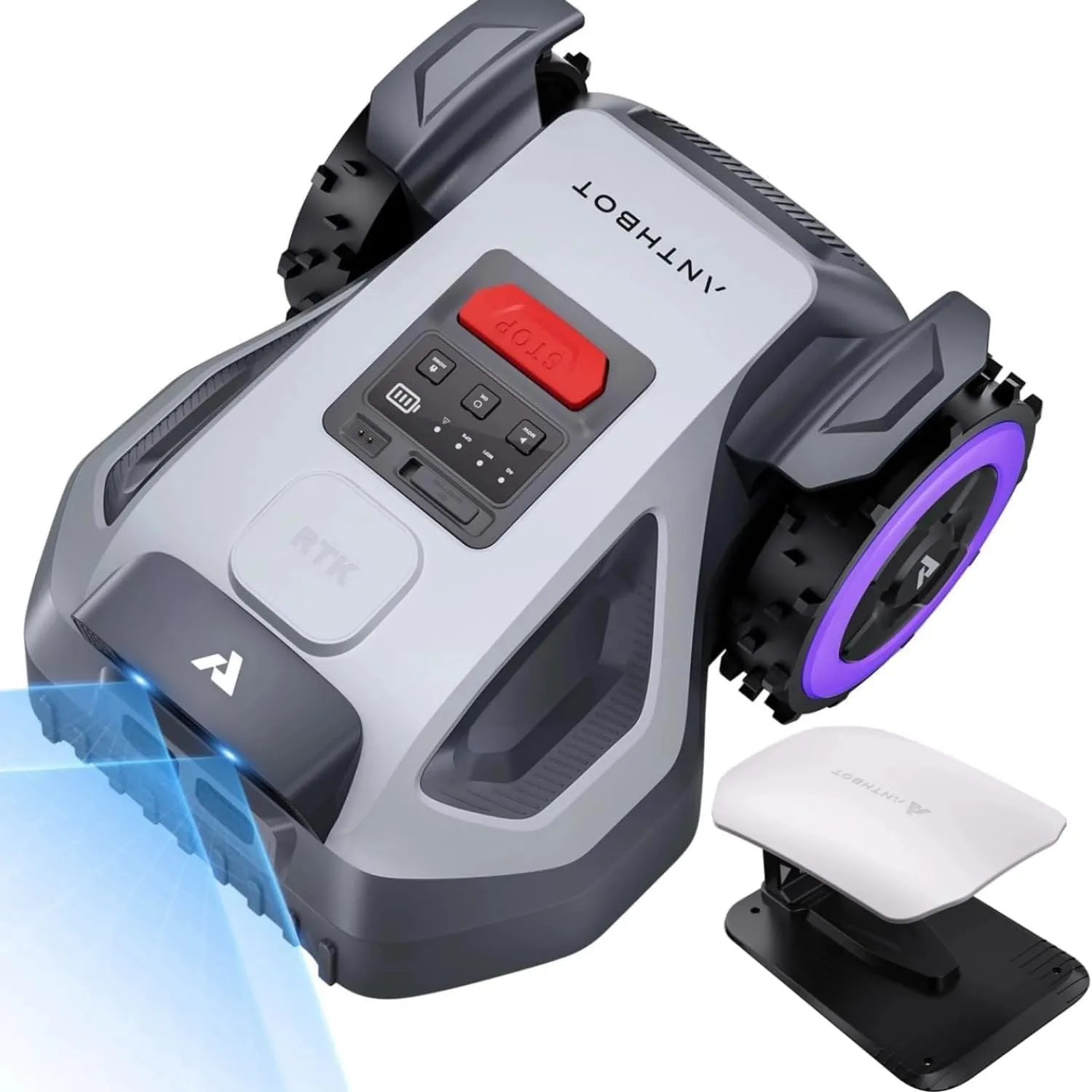 ANTHBOT M9 Mähroboter ohne Begrenzungskabel, Neuer Genie mit NRTK-Navigation & Dual-Vision, bis 900 m² (max. 1200 m²), …