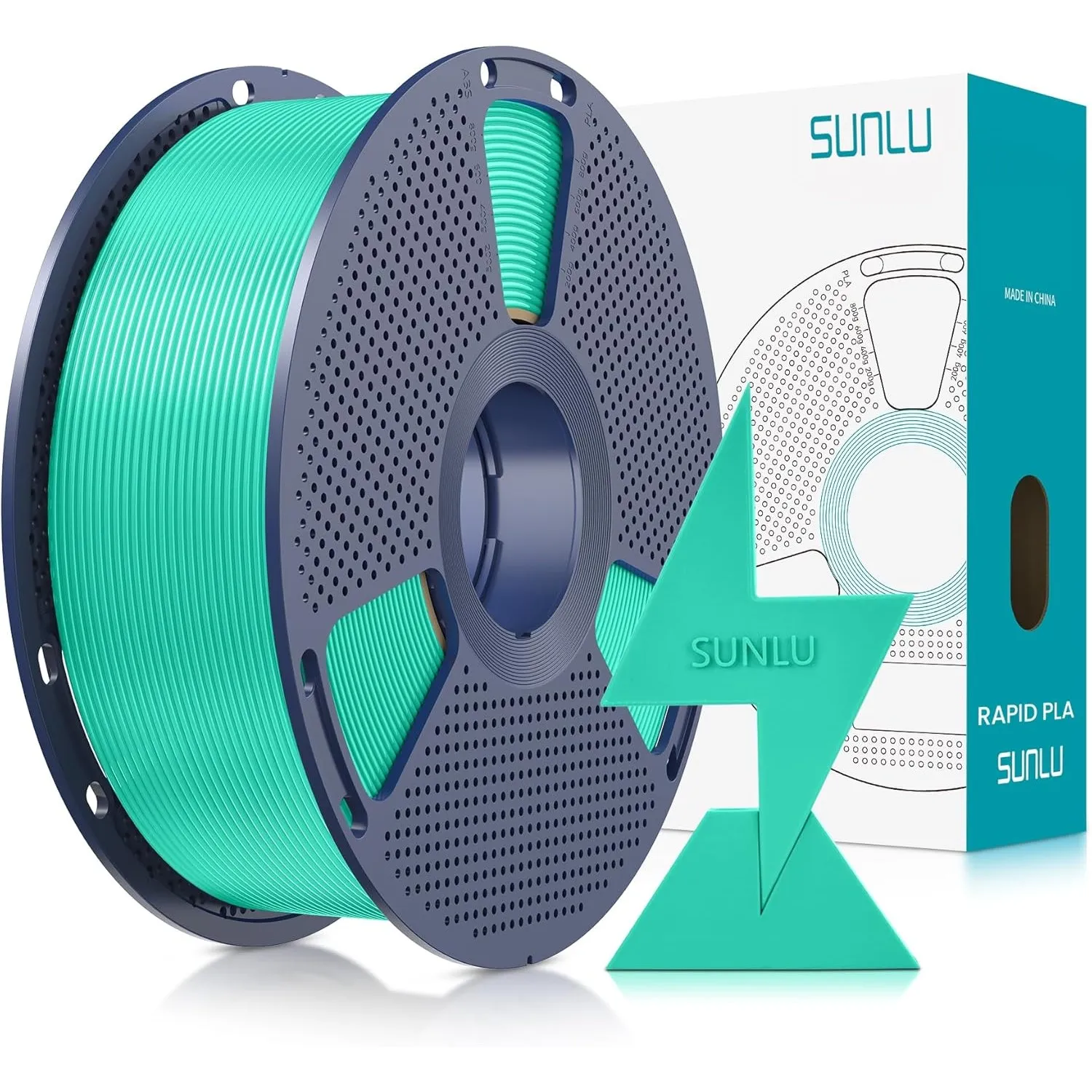 SUNLU Hyper PLA Filament 1.75mm, 3D Drucker Filament PLA, Rapid PLA mit 50–600 mm/s, Maßgenauigkeit +/- 0.02mm, Kompati…
