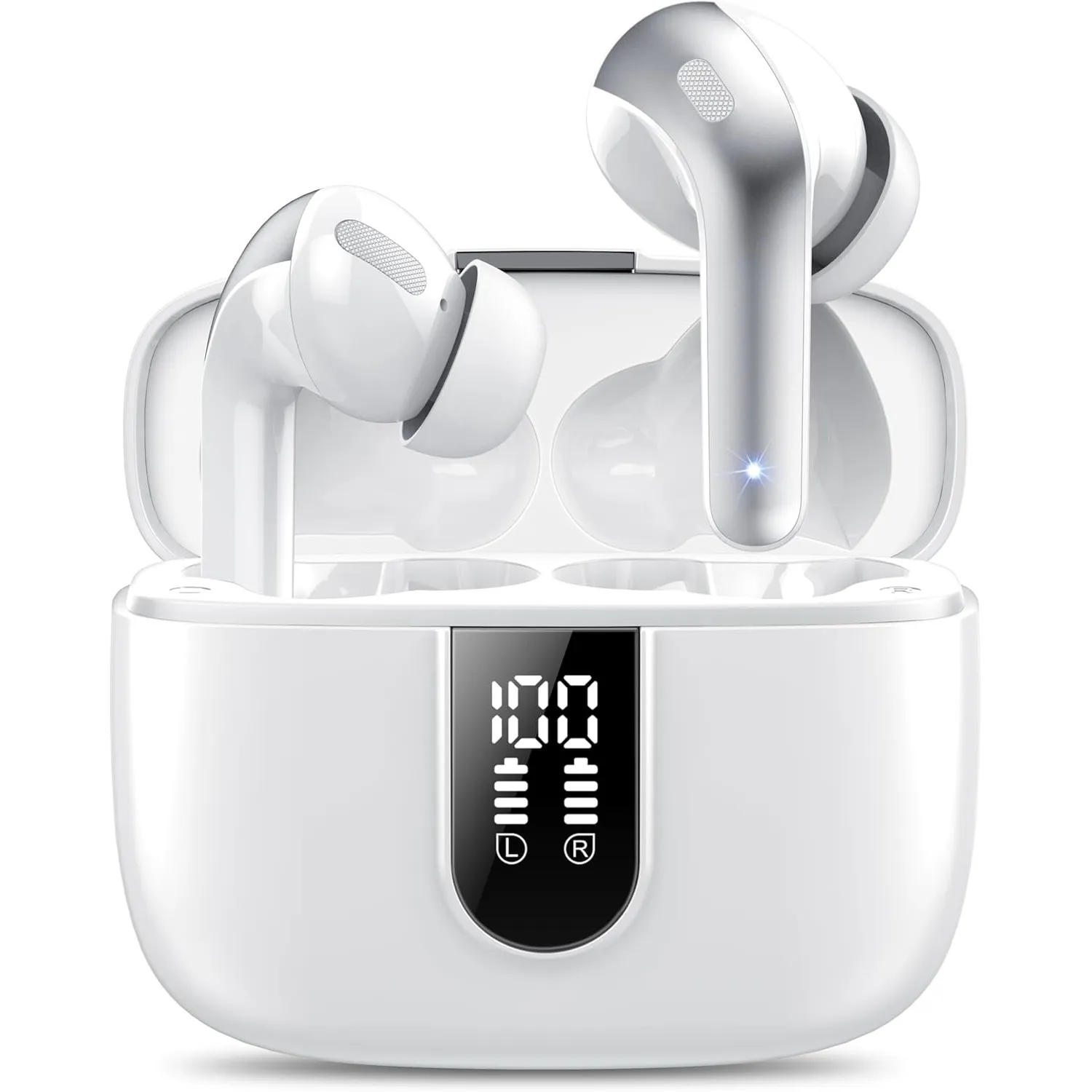 IKT Bluetooth Kopfhörer, In Ear Kopfhörer Kabellos Bluetooth 5.3 mit 50H Tiefer Bass, 2026 Neue Kabellose Kopfhörer Noi…