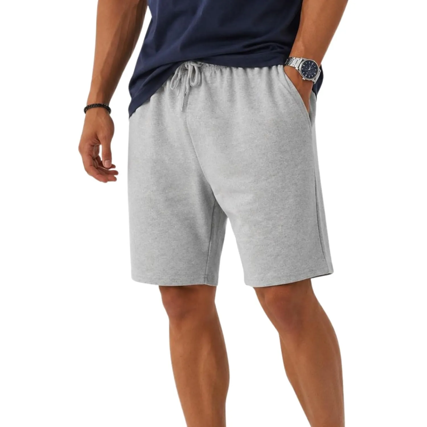 ROSS CAMP Sporthose Herren Kurz - Kurze Hosen Herren, Laufshorts Männer Sommer Baumwolle Jogginghose Fitnesshose Sport …