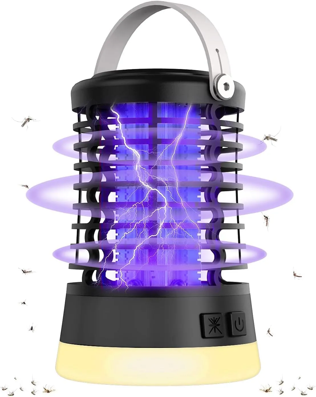 Insect Killer Electric Mosquito Repellent Fly Trap, Waterproof IPX6, Mosquito Lamp with USB-C Charge for Camping, Garde…