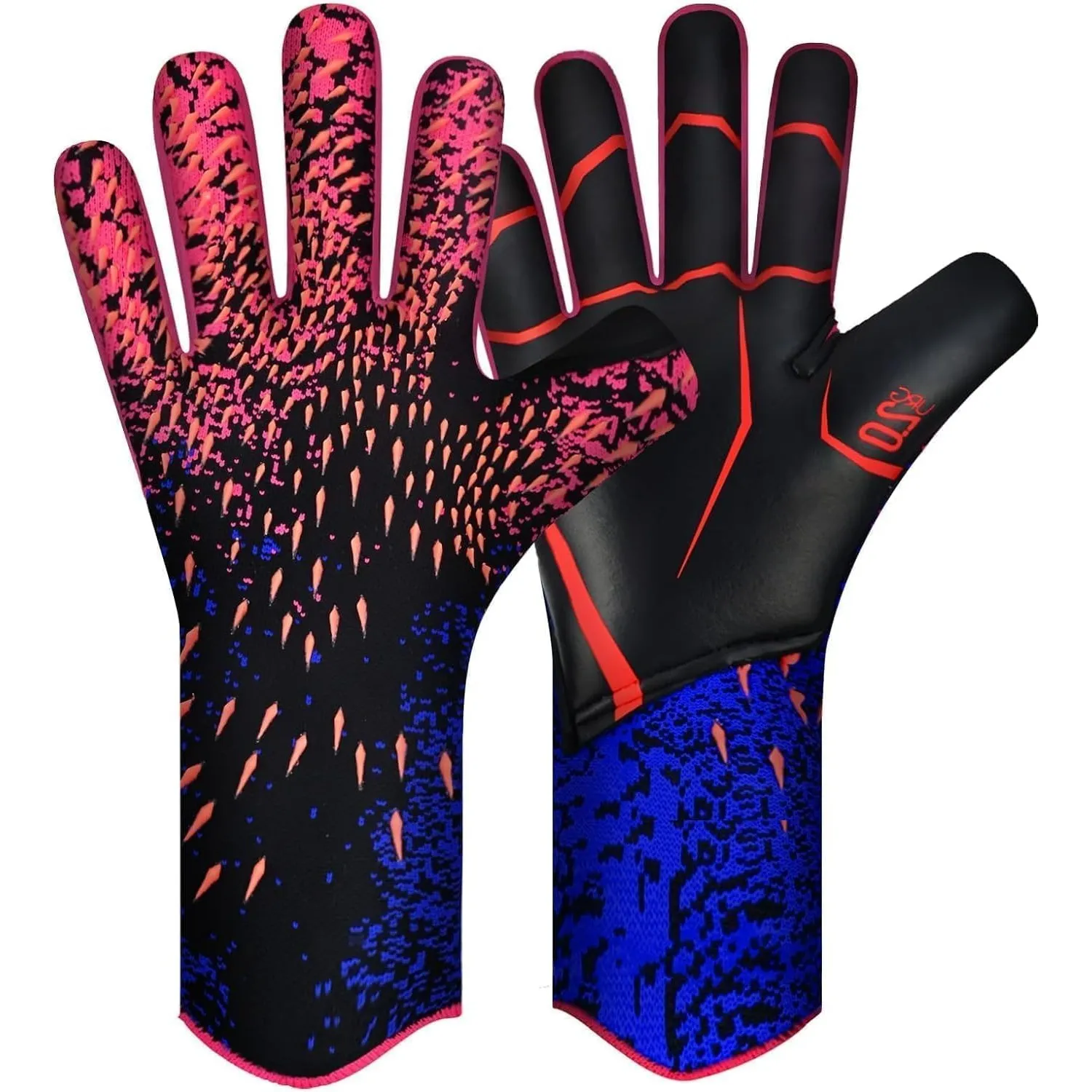 Torwarthandschuhe, Gute Griffigkeit fußball Handschuhe Kinder in den Größen 6-10,Starker Empfänger für Jugendliche, Erw…