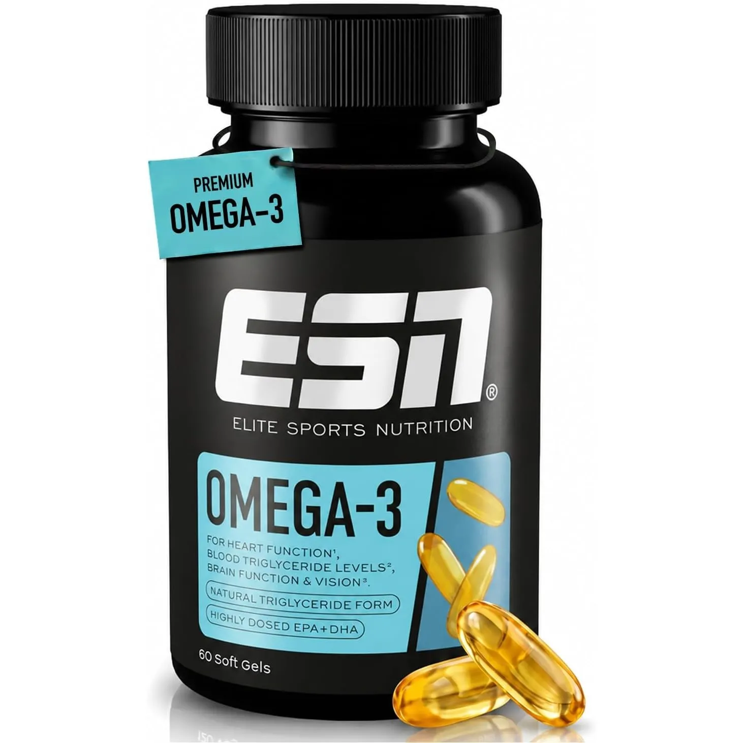 ESN Omega-3 60 Kapseln, 20 Portionen