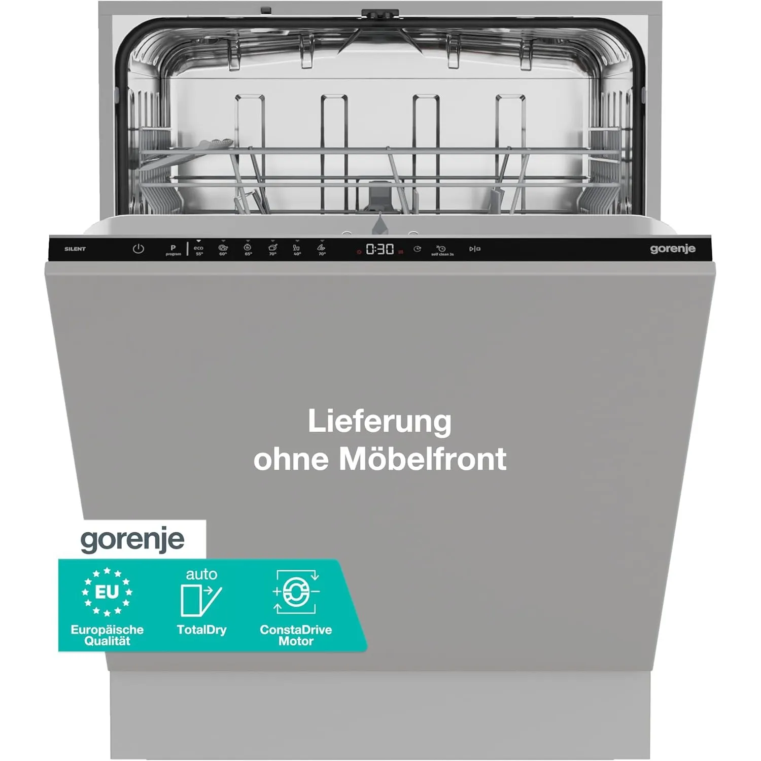 Gorenje GV642D65 Einbau-Geschirrspüler/Vollintegriert/ 60 Breite/ 14 Maßgedecke/ 6 Programme/Europäische Qualität/Total…