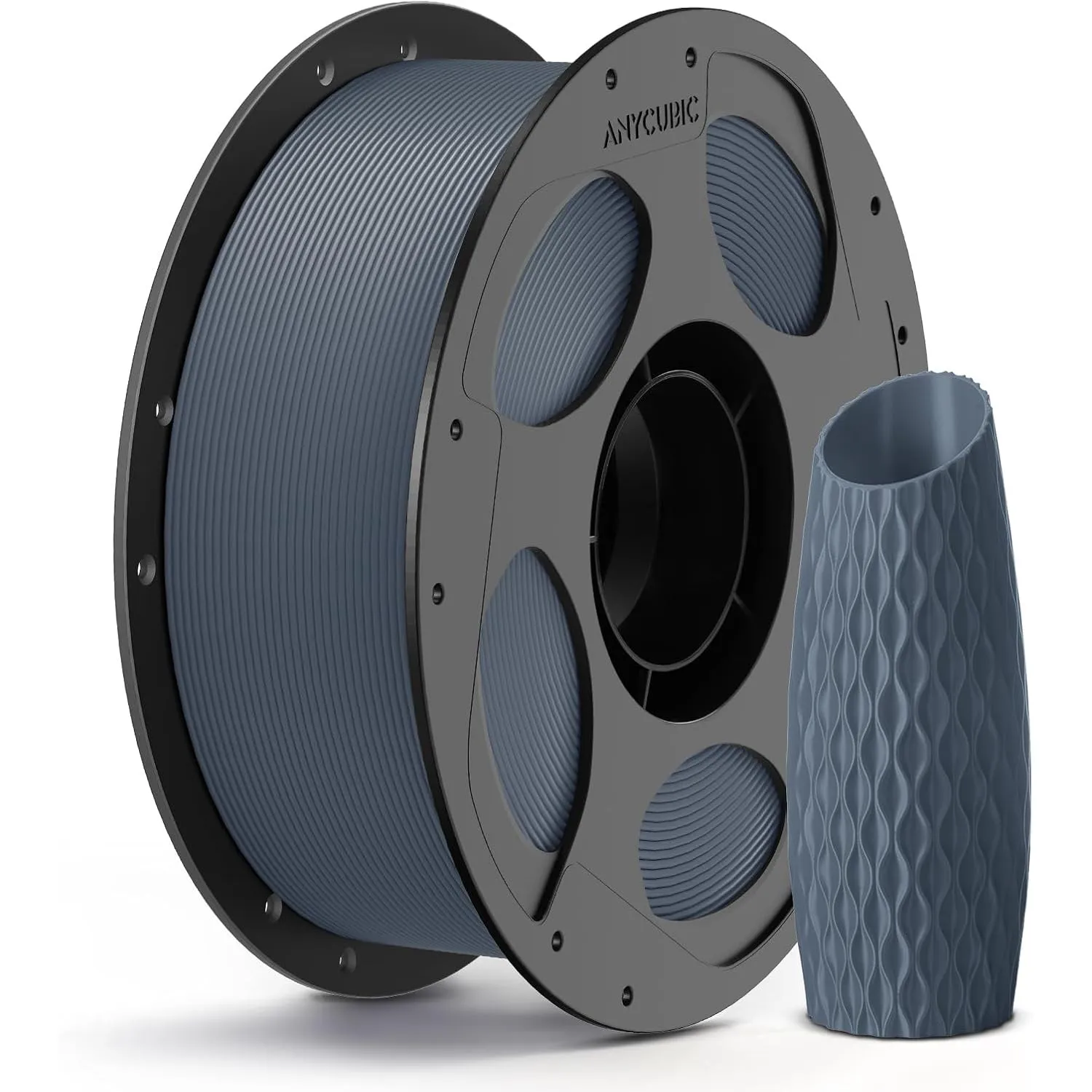 ANYCUBIC PLA Filament 1.75mm 1KG Blaugrau, Einfach zu drucken, Haltbarer