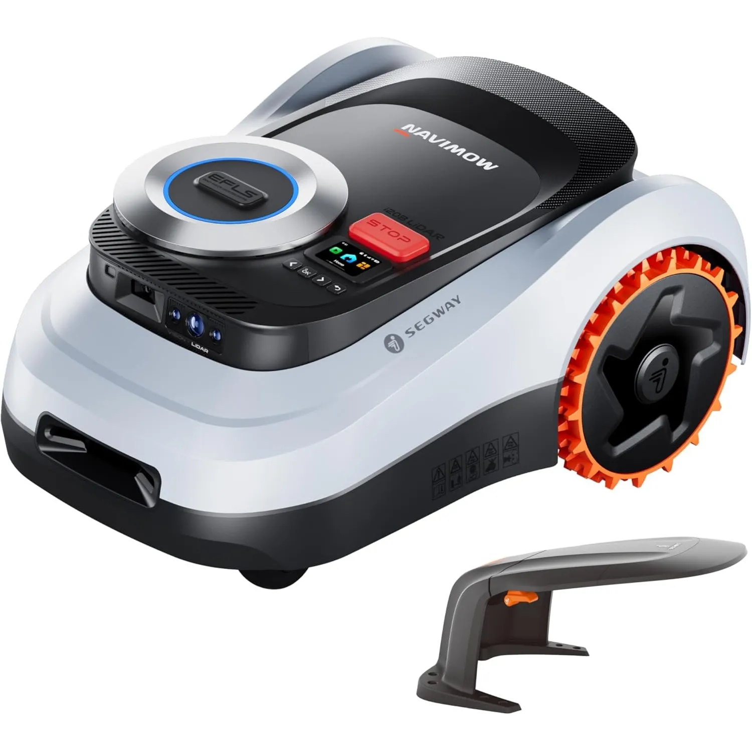Segway Navimow i208 LiDAR + Garage M, Mähroboter ohne Begrenzungskabel für 800 m², bis 45% Steigung, Solid-State LiDAR …