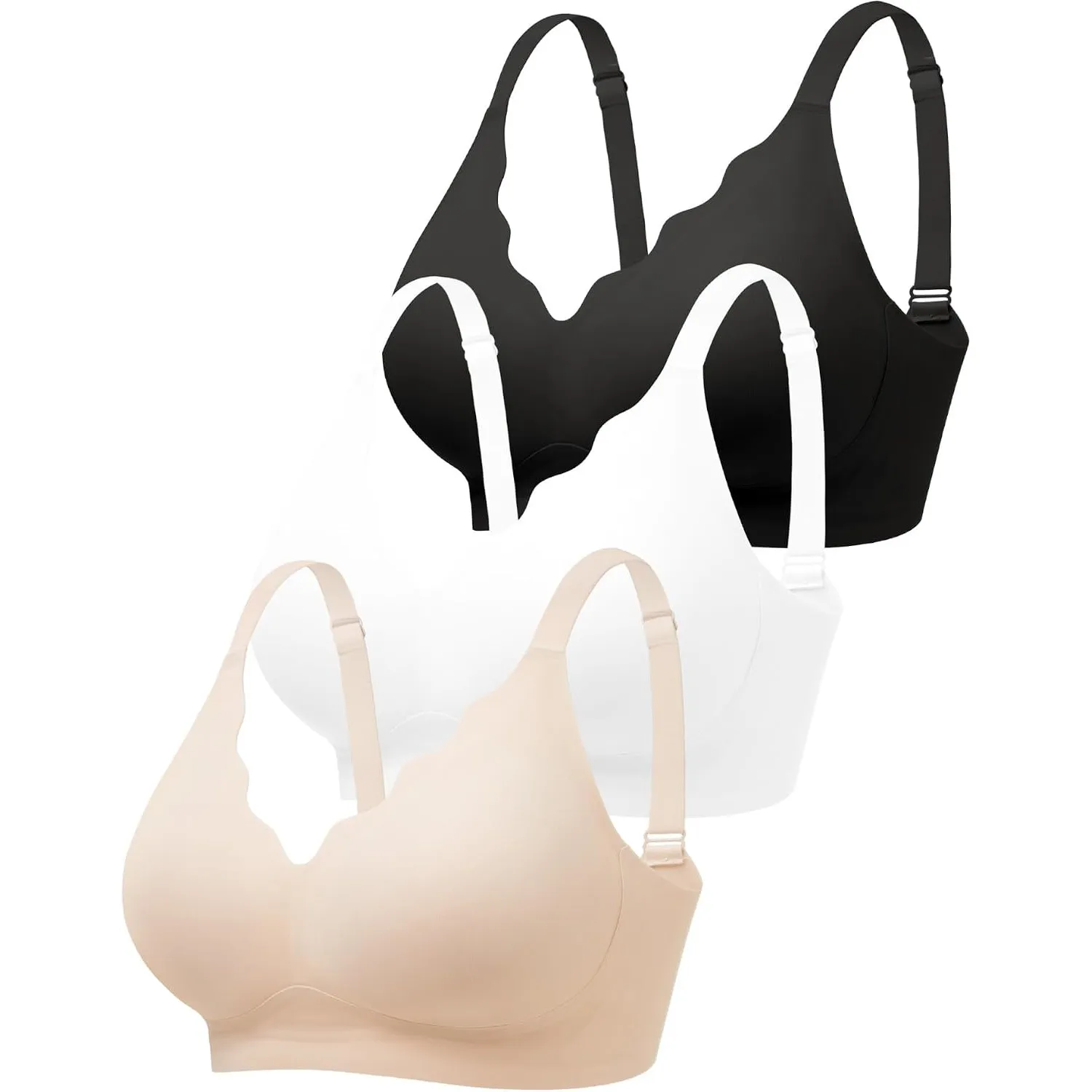 BH für Damen ohne Bügel mit Weicher Unterstützung Bequeme Nahtlose Bralette