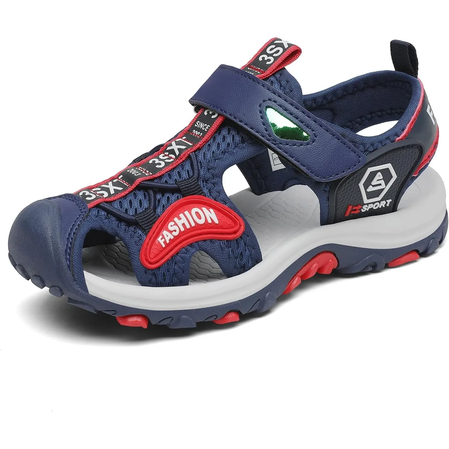 Mishansha Sandalen Jungen Trekkingsandalen Kinder Geschlossene Sommer Sandalen Gr.25-38 EU