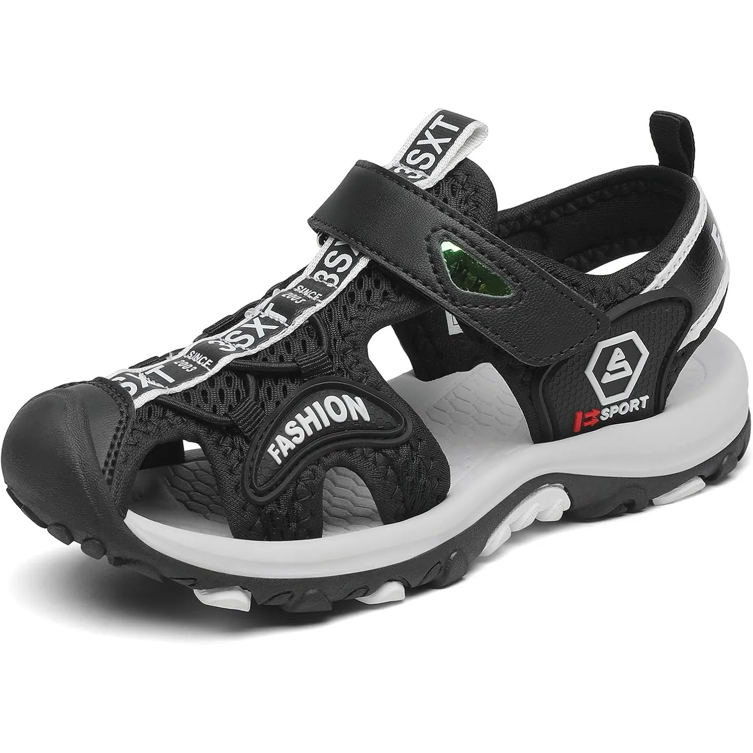 Mishansha Sandalen Jungen Trekkingsandalen Kinder Geschlossene Sommer Sandalen Gr.25-38 EU