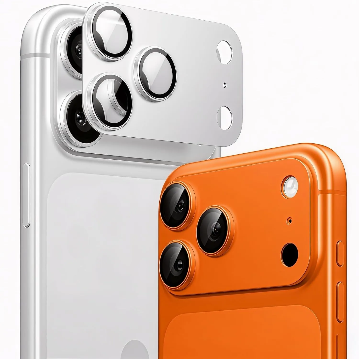 TORRAS für iPhone 17 Pro Kameraschutz 9H+ Härte HD-Klare,Silber