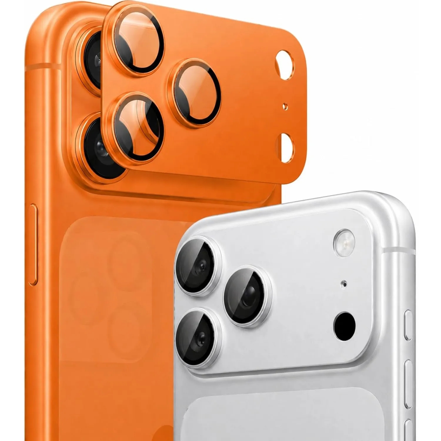 TORRAS für iPhone 17 Pro Max Kameraschutz 9H+ Härte HD -Klare,Orange
