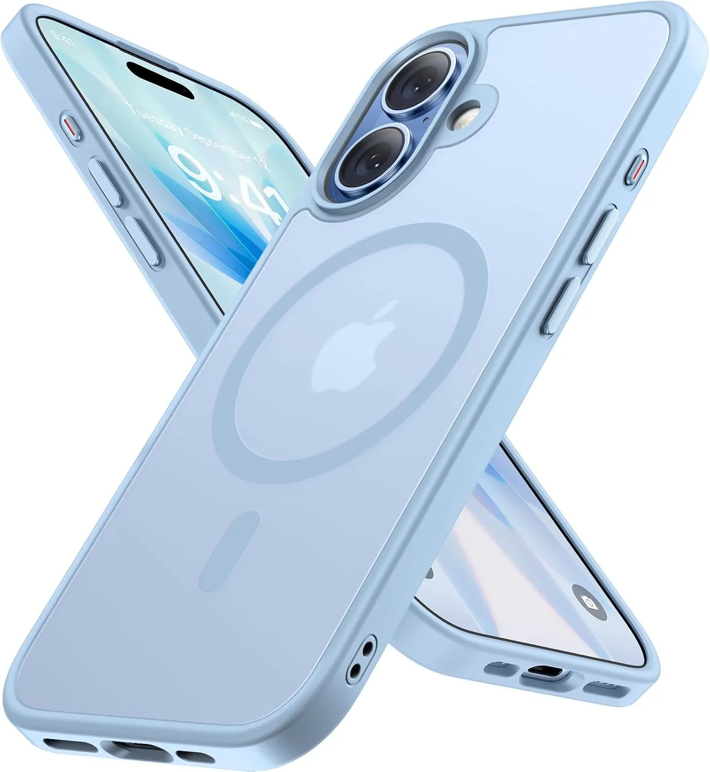 Miracase für iPhone 17 Hülle für Magsafe [TOP Militärschutz & Magnetkraft] Stoßfest Kratzfest mit Samtiger Haptik Extre…