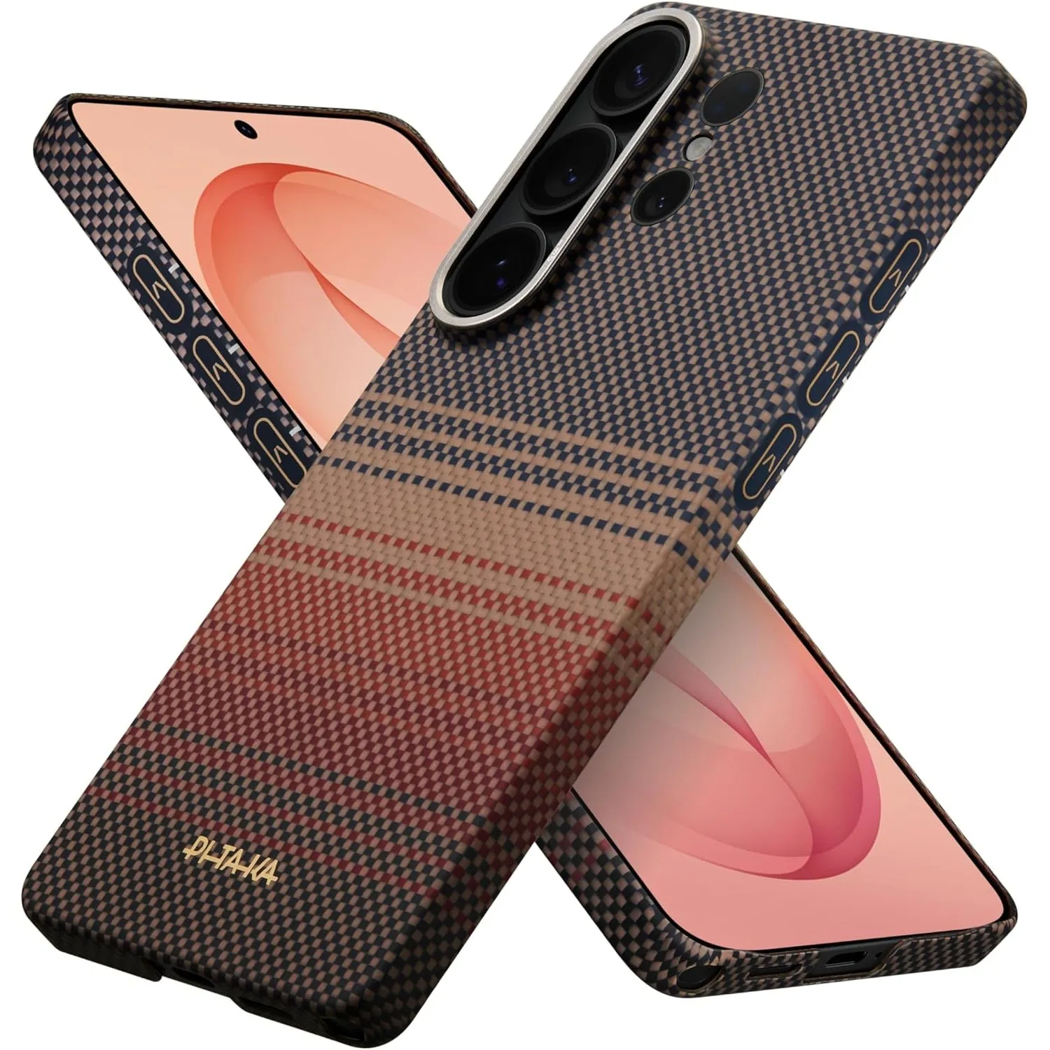 pitaka Ultradünne Hülle für Galaxy S26 Ultra Aramidfaser Sonnenuntergang